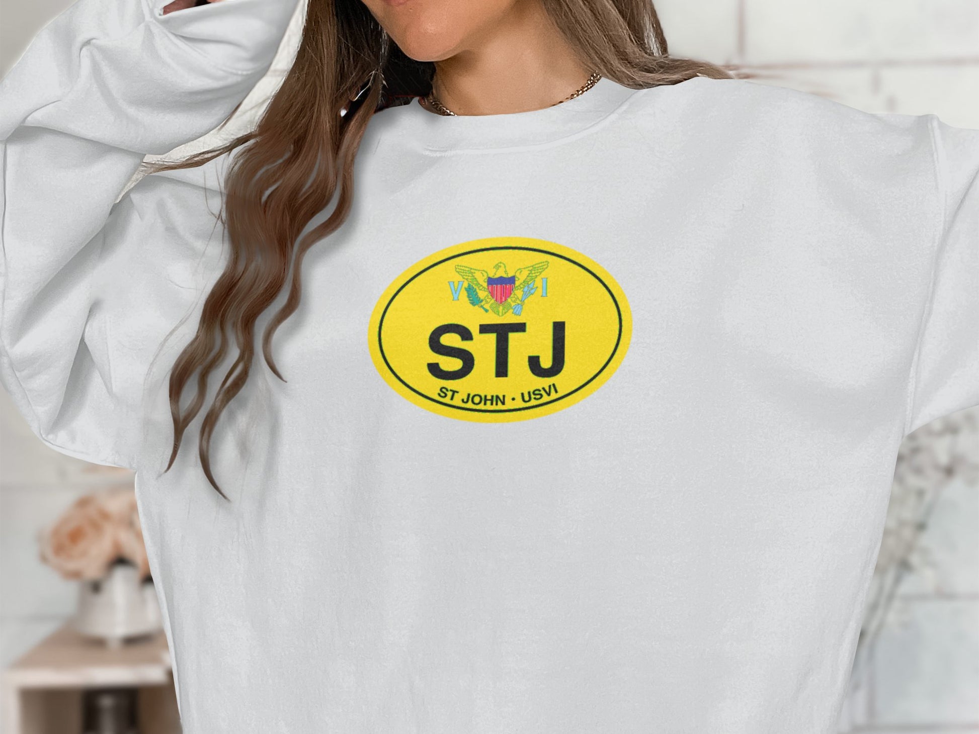 St John Womens Sweatshirt White