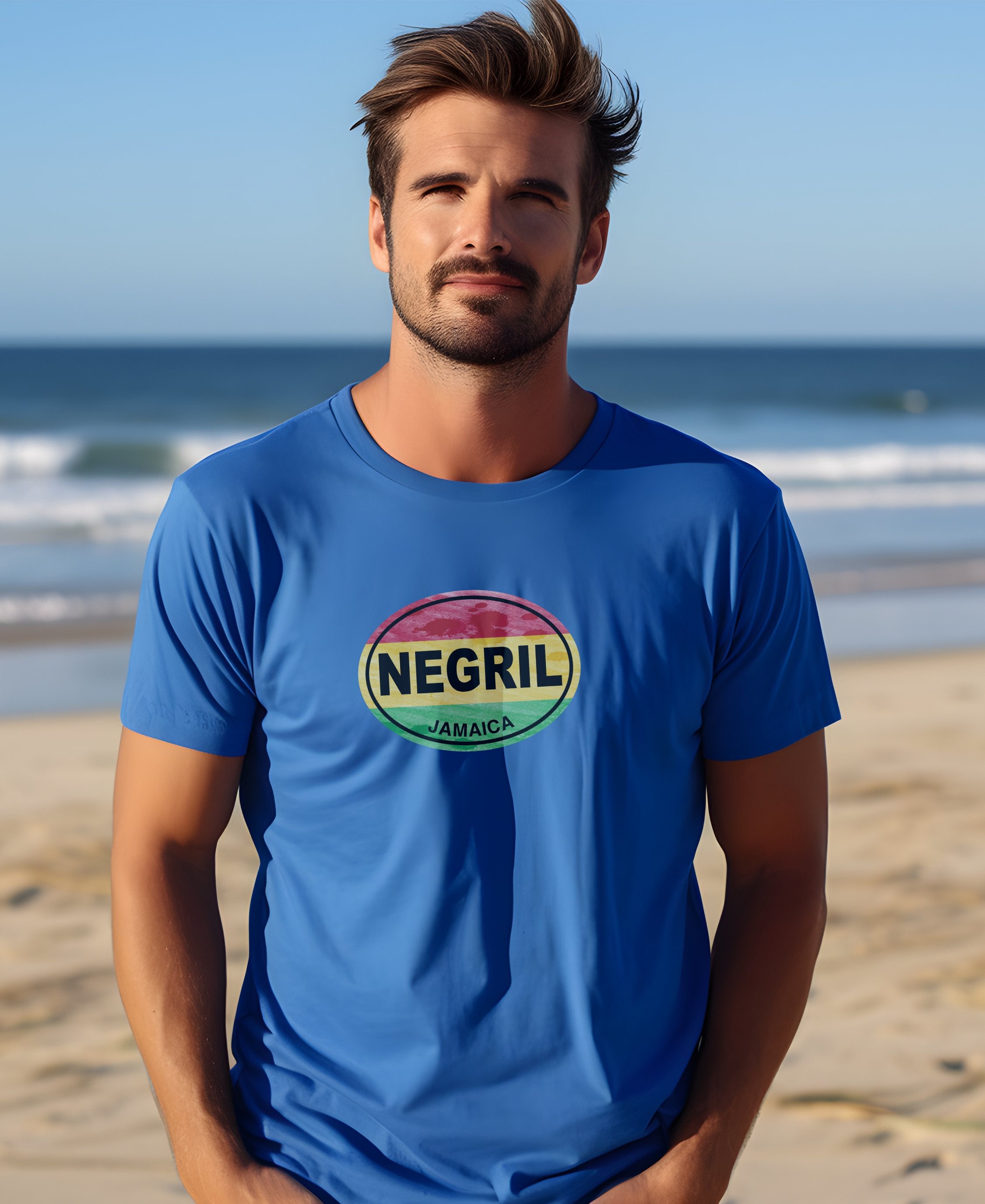 Negril Mens T-Shirt – Great for Negril’s Annual Bob Marley Birthday Bash
