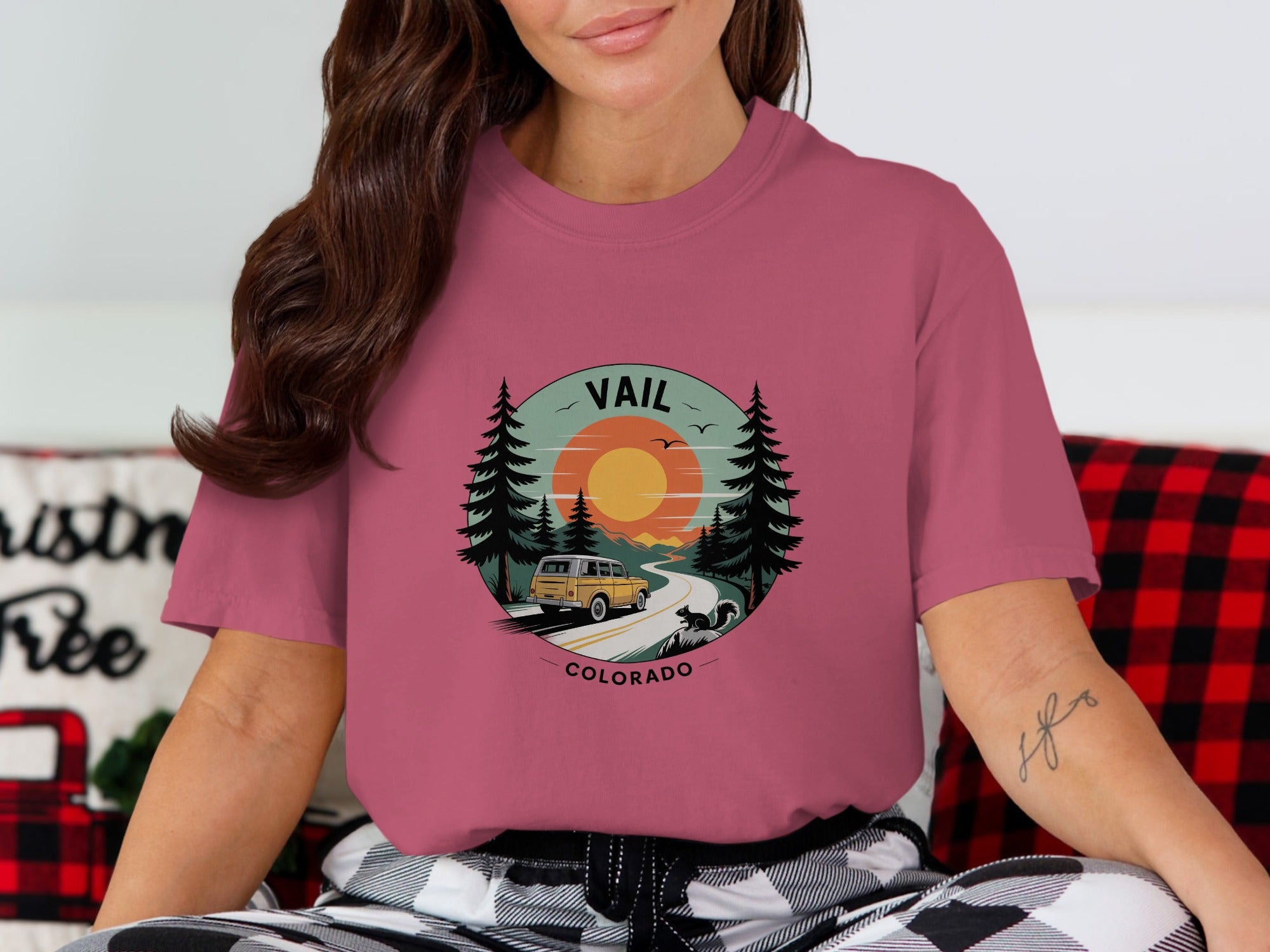 Vail Colorado Scenic Graphic Print T-shirt product