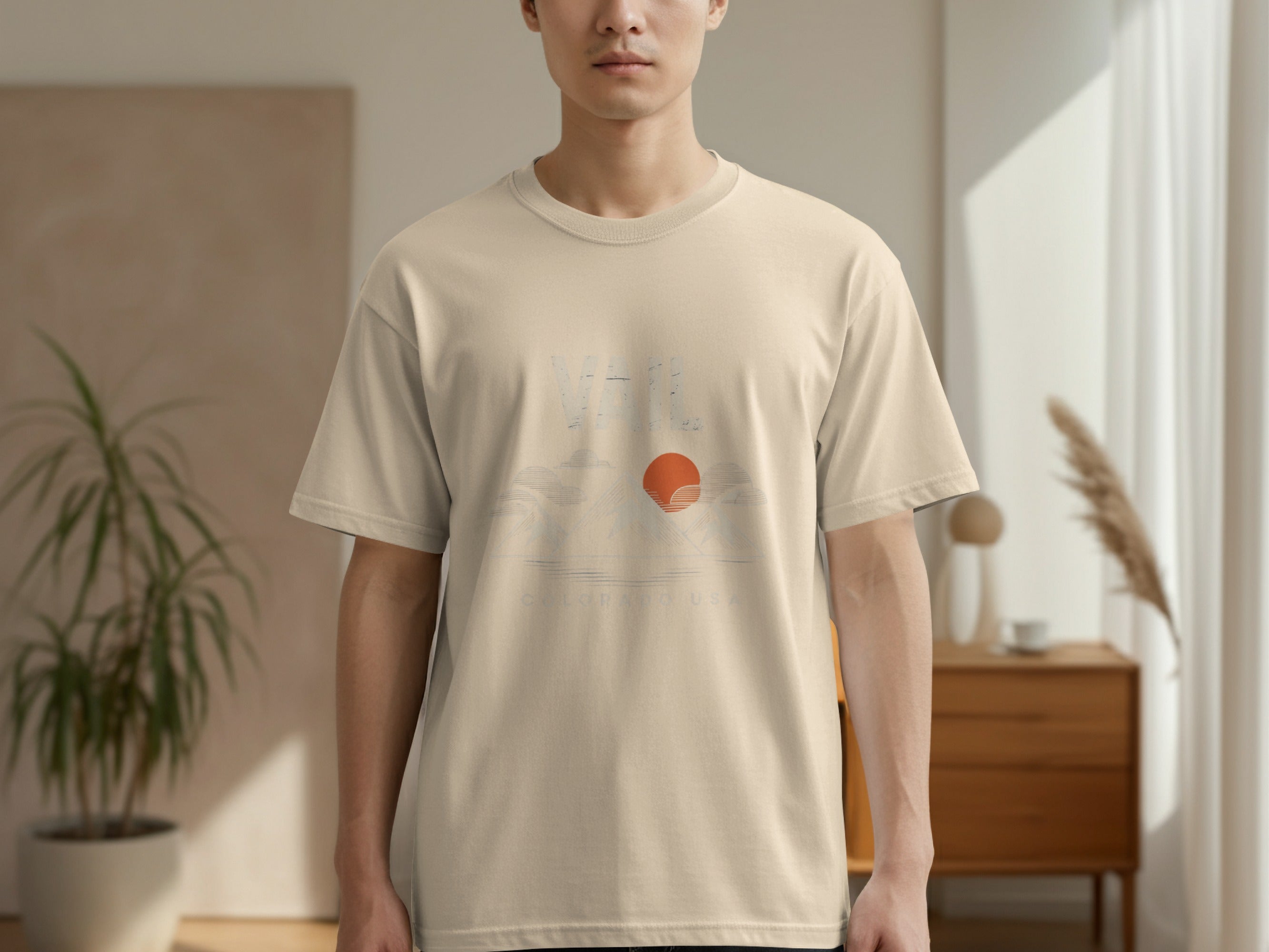 Vintage Graphic Sunset Design T-shirt product