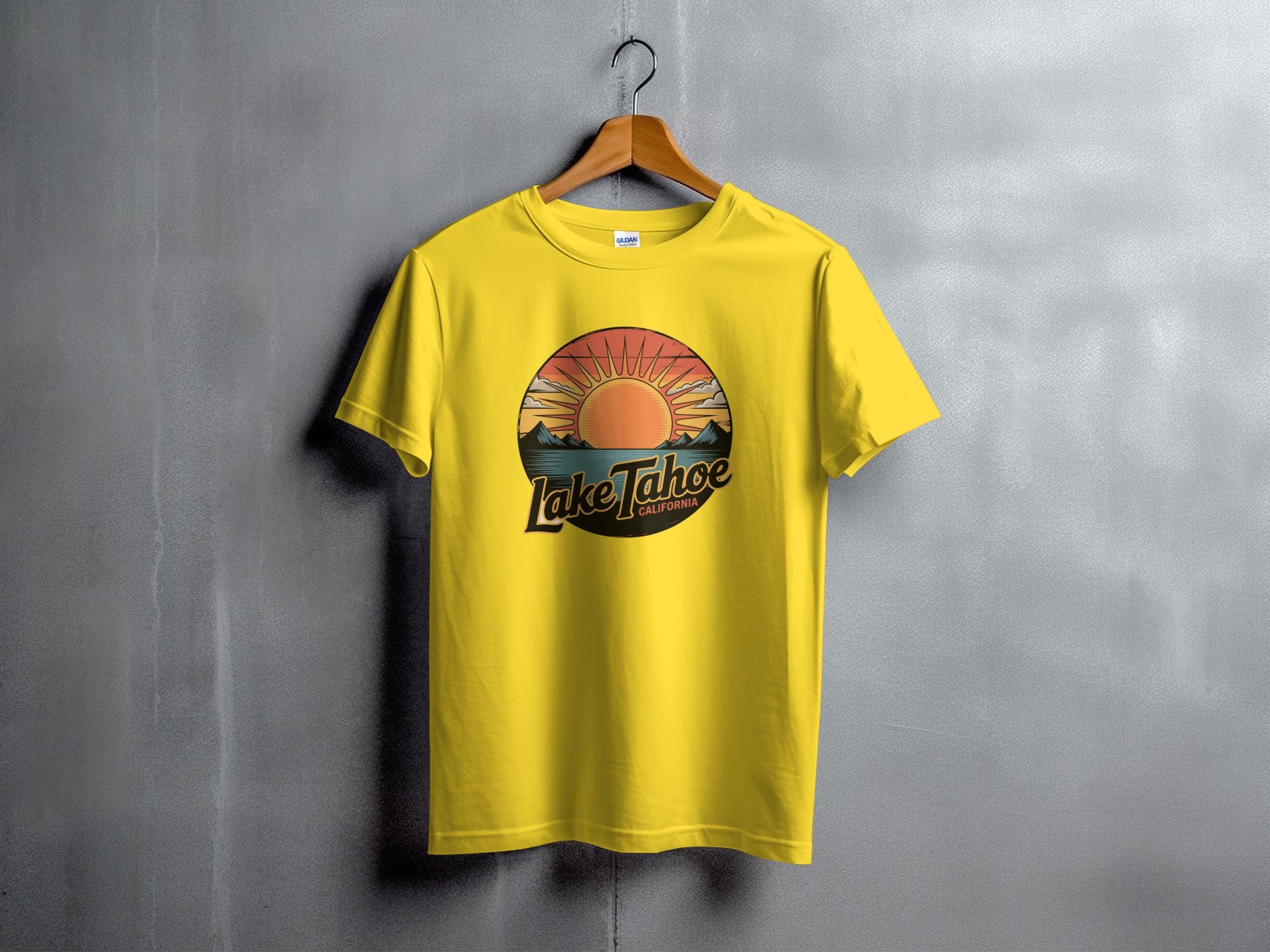 Lake Tahoe Sunrise Graphic Design T-shirt product