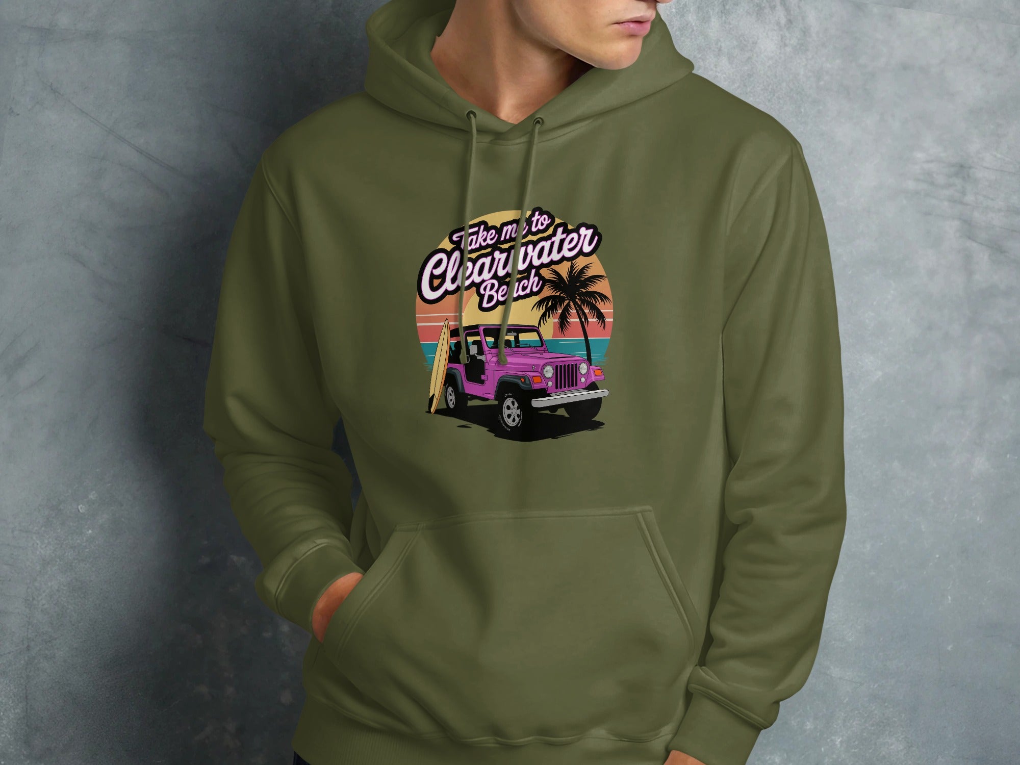 Take me to Clearwater Beach graphic hoodie product