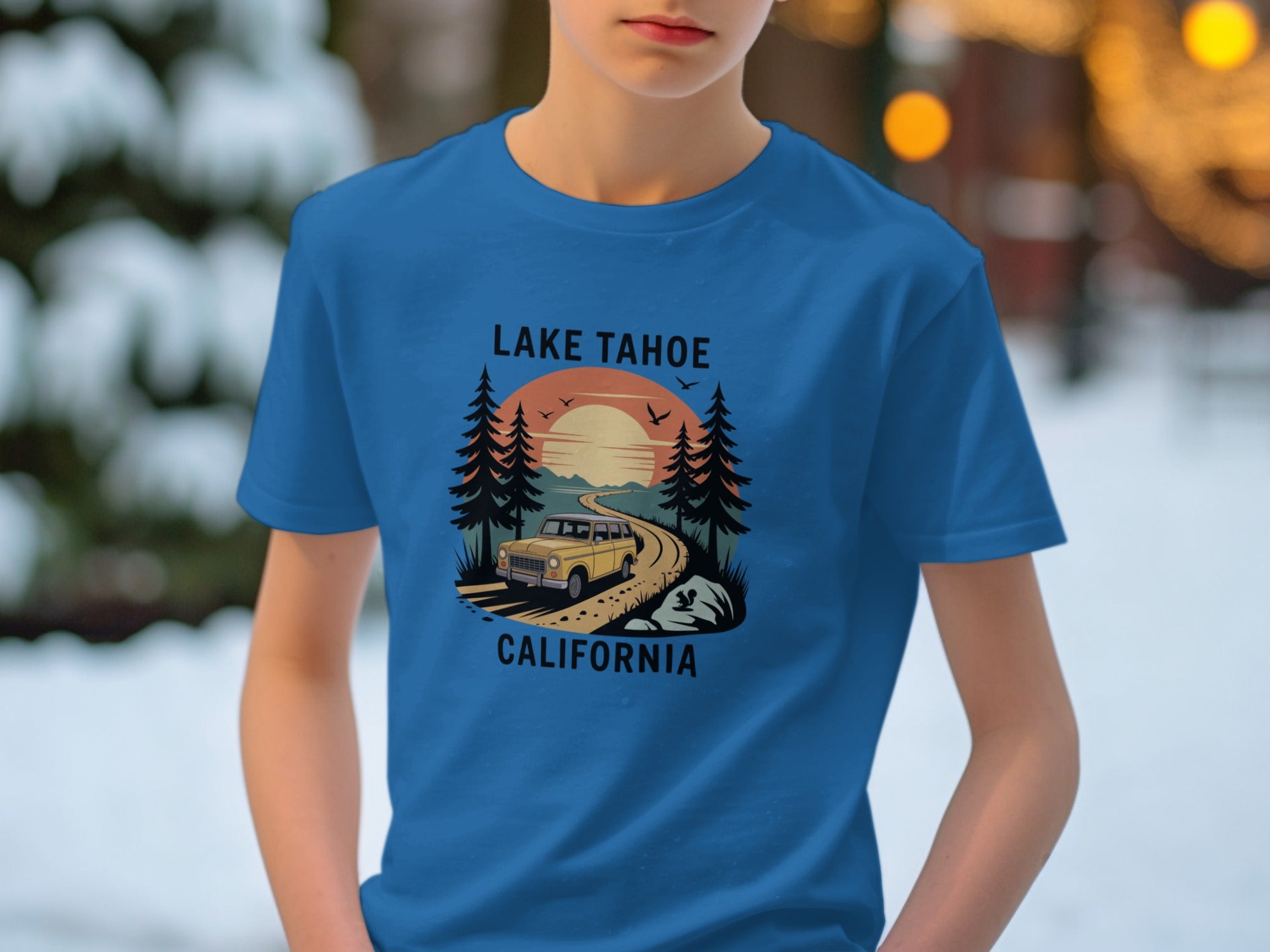 Vintage Lake Tahoe California Graphic Tee product