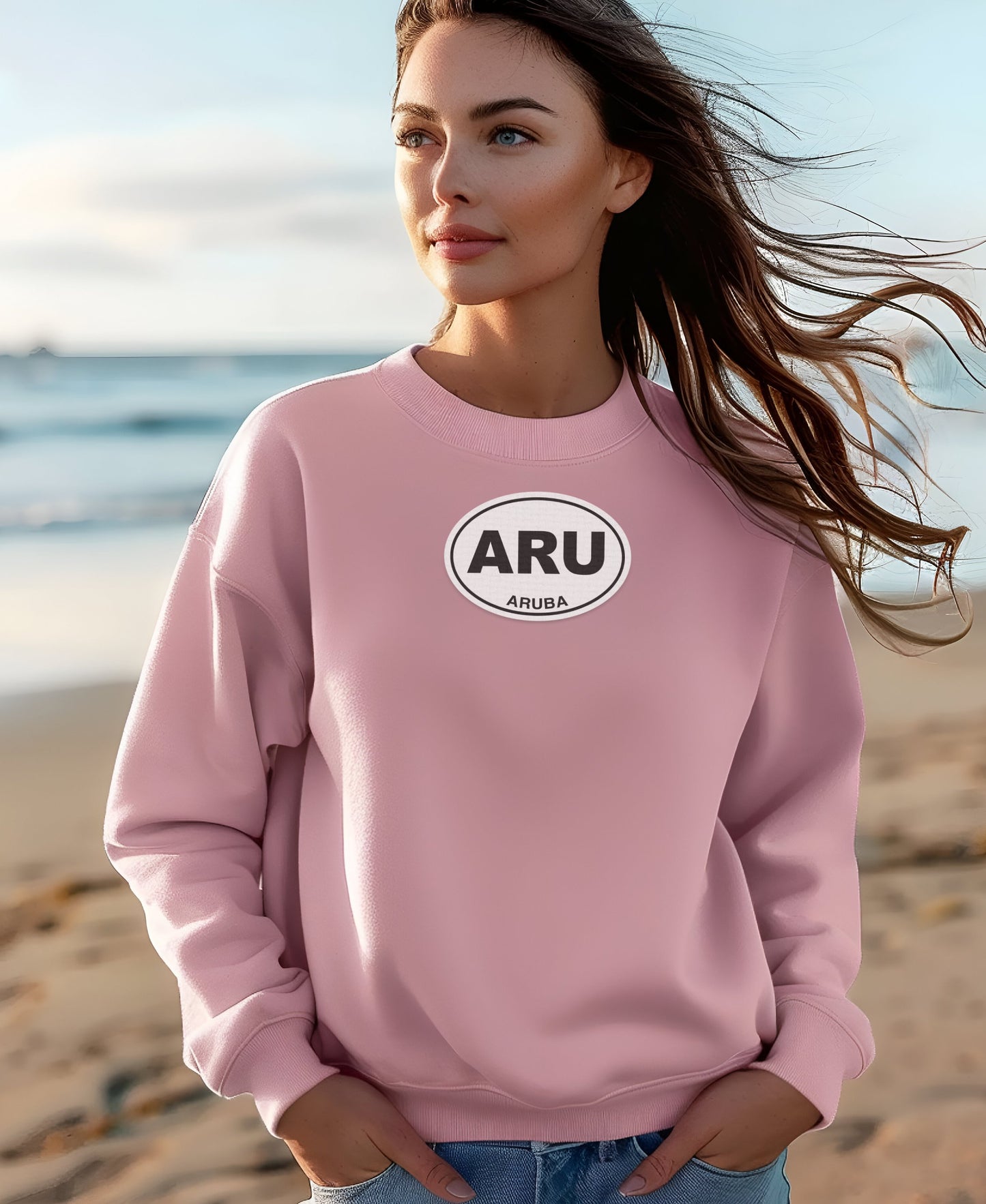 Cozy Pink ARUBA Sweatshirt Ideal for Any Weather product