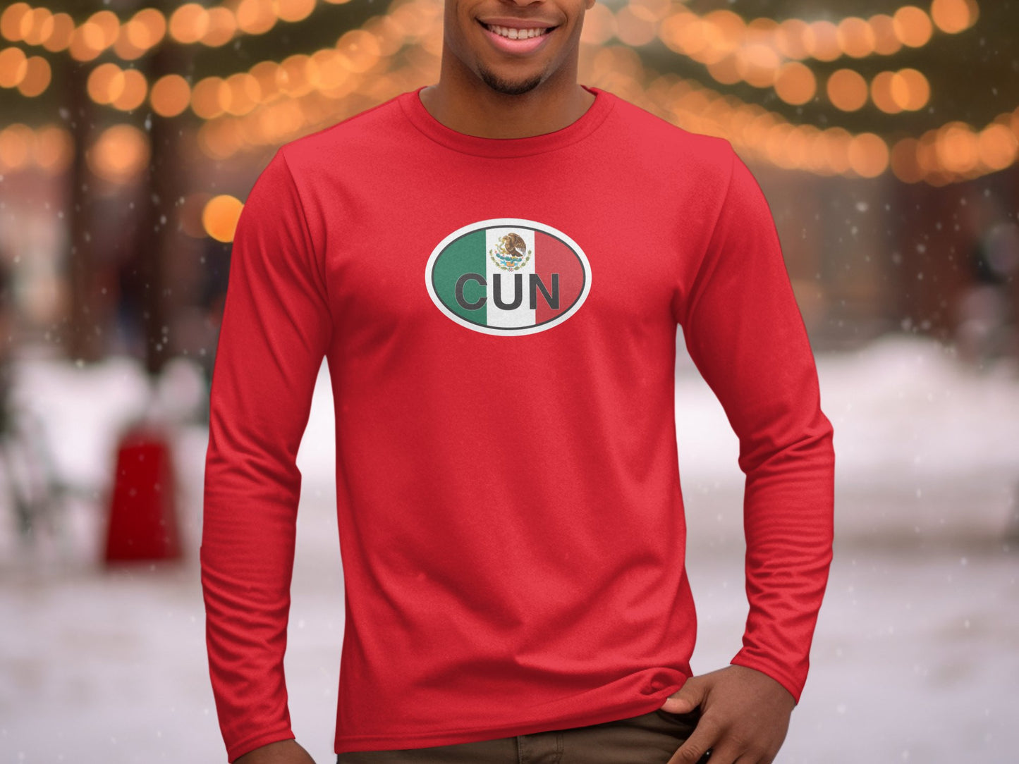 Cancun Jazz Festival, Riviera Maya Film Festival, Cancun Carnival Mens Long Sleeve T-Shirt tee