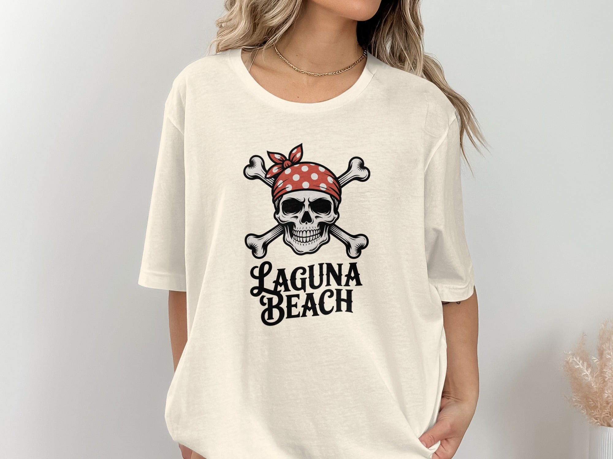 Laguna Beach Skull Pirate Graphic Tee product type