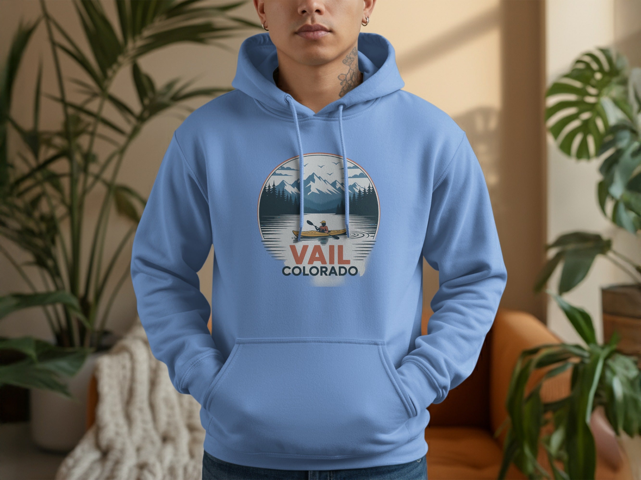 Vail Colorado Mountain Scenic Design Hoodie product