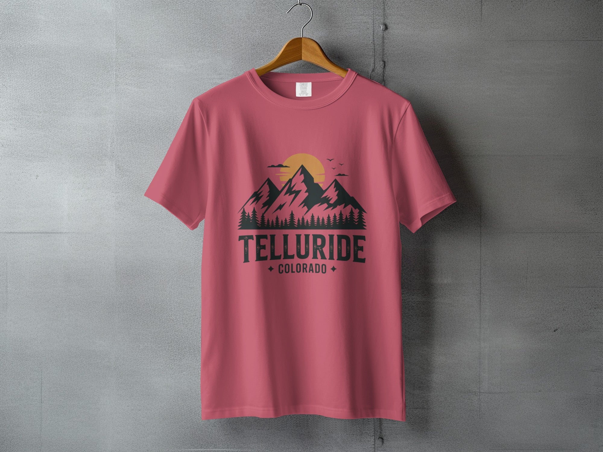 Telluride Colorado Graphic Mountain T-Shirt