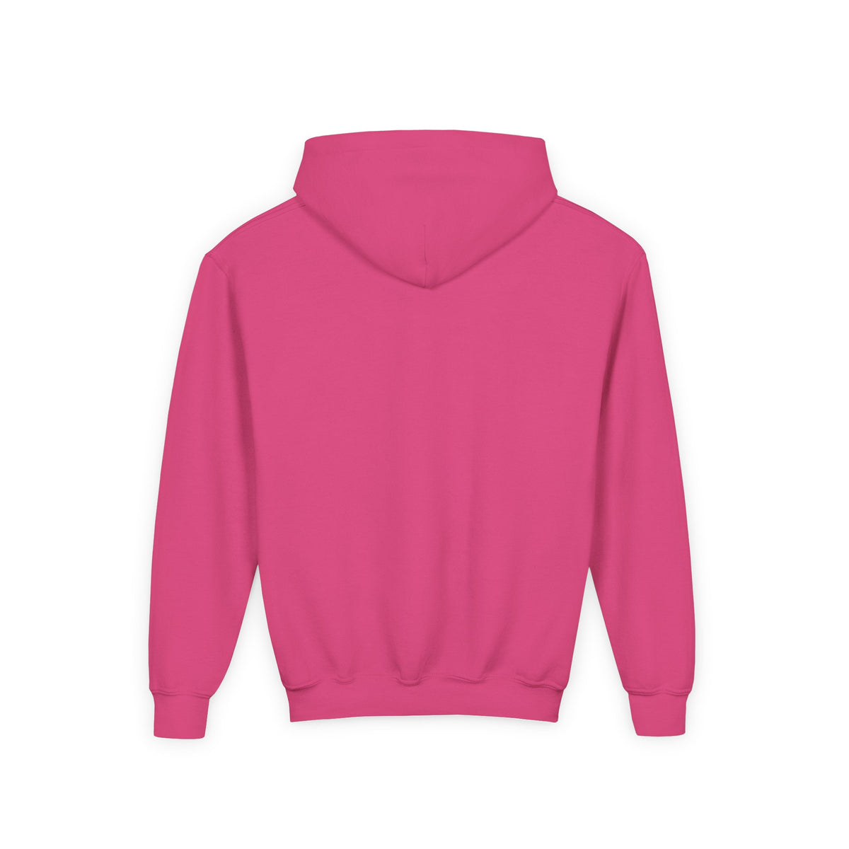 Maho Beach Landing Club Sint Maarten Gildan 18500B Youth Hoodie featuring the Maho Beach destination artwork, supplier product mockup