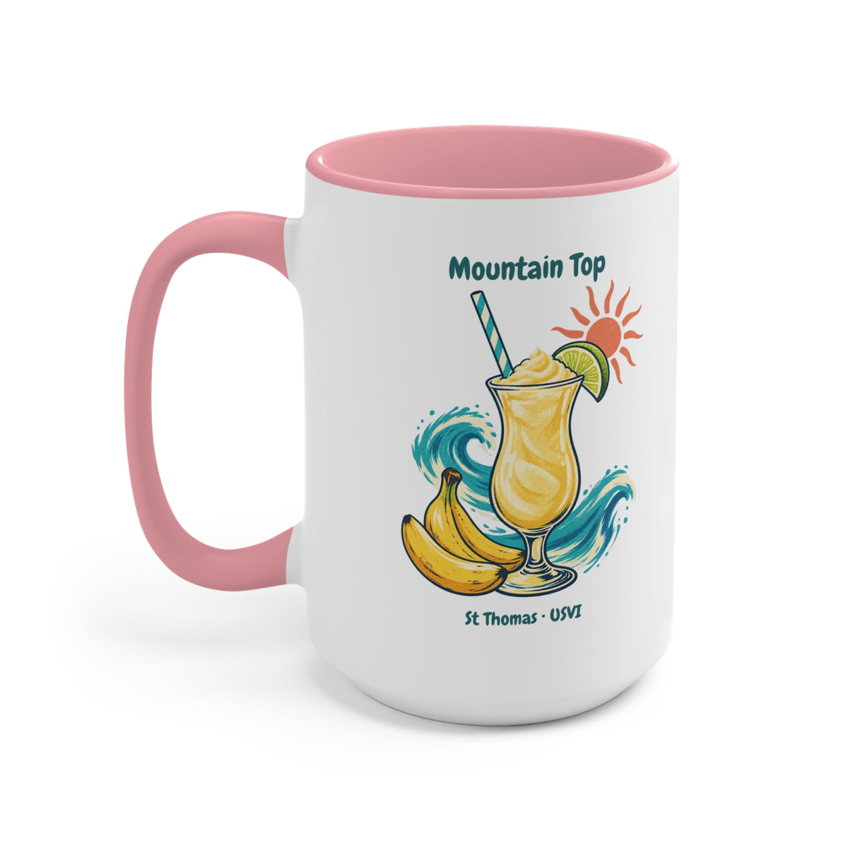 Mountain Top St. Thomas USVI Accent Coffee Mug