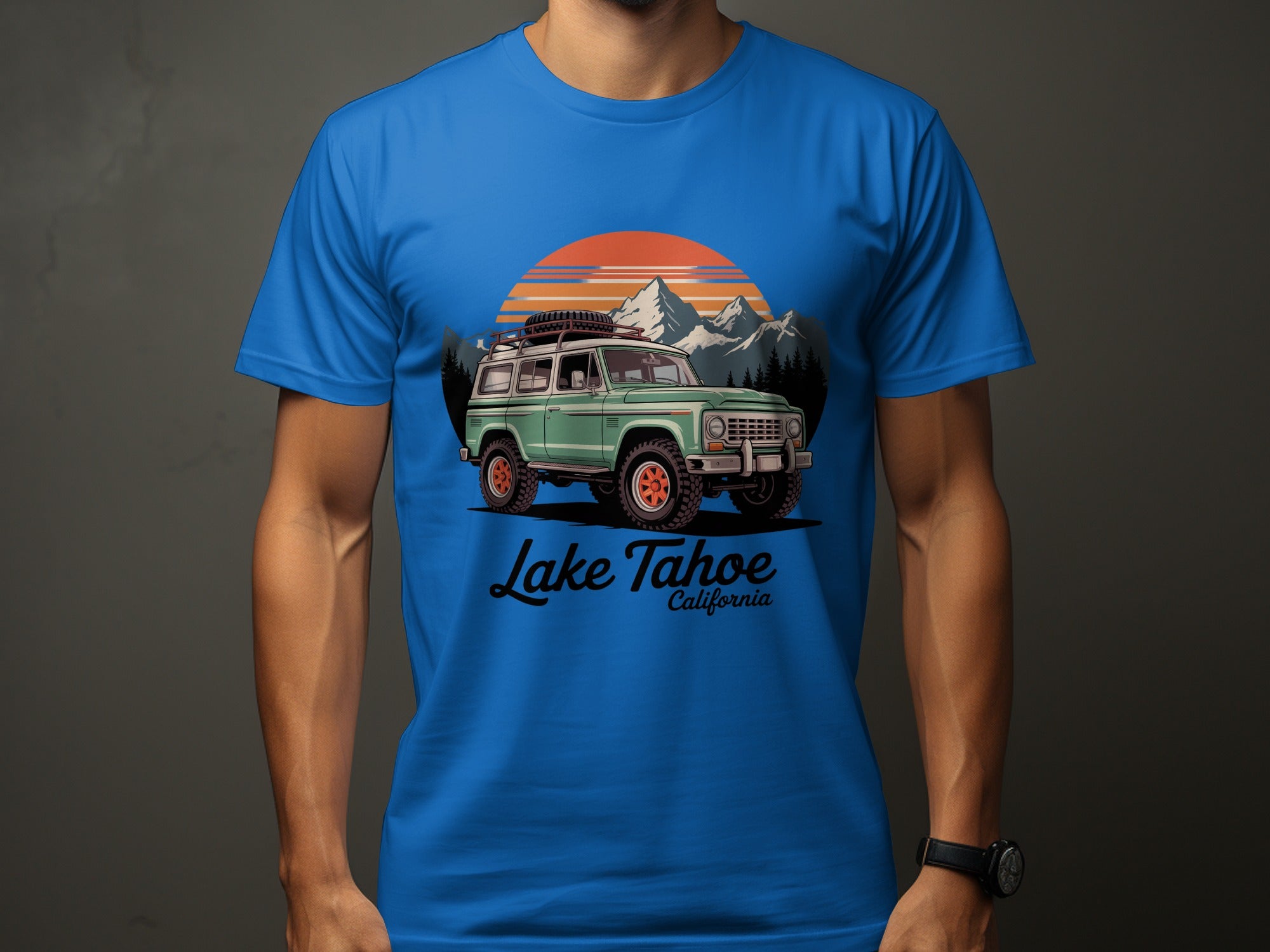 Lake Tahoe California Retro Adventure T-shirt product