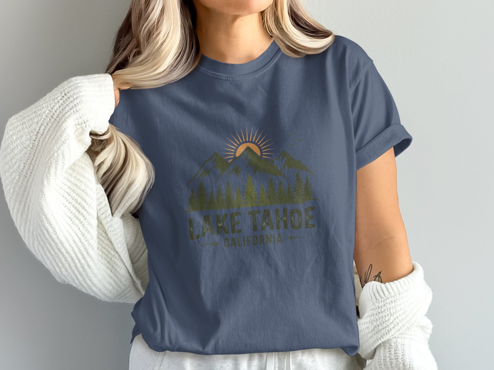 Lake Tahoe California Graphic Tee Shirt product