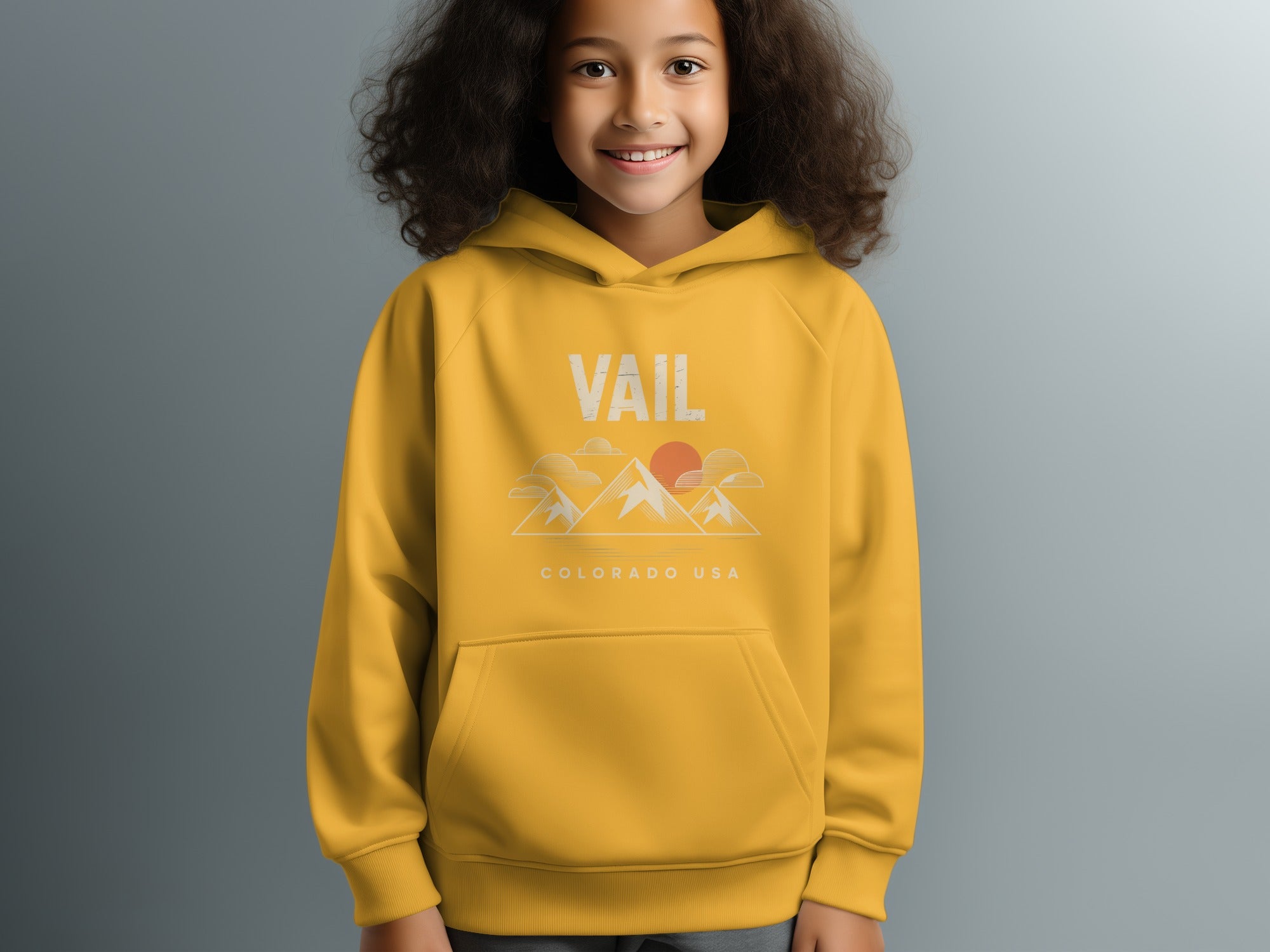 Vail Colorado USA Graphic Design Youth Hoodie product