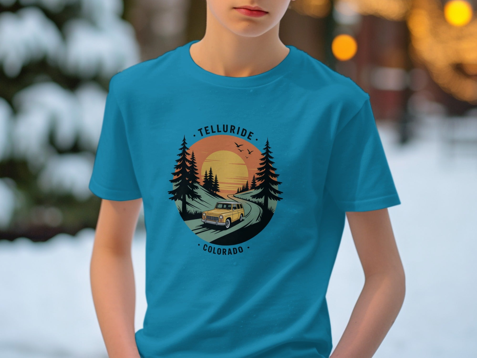 Vintage Telluride Colorado Road Trip T-shirt