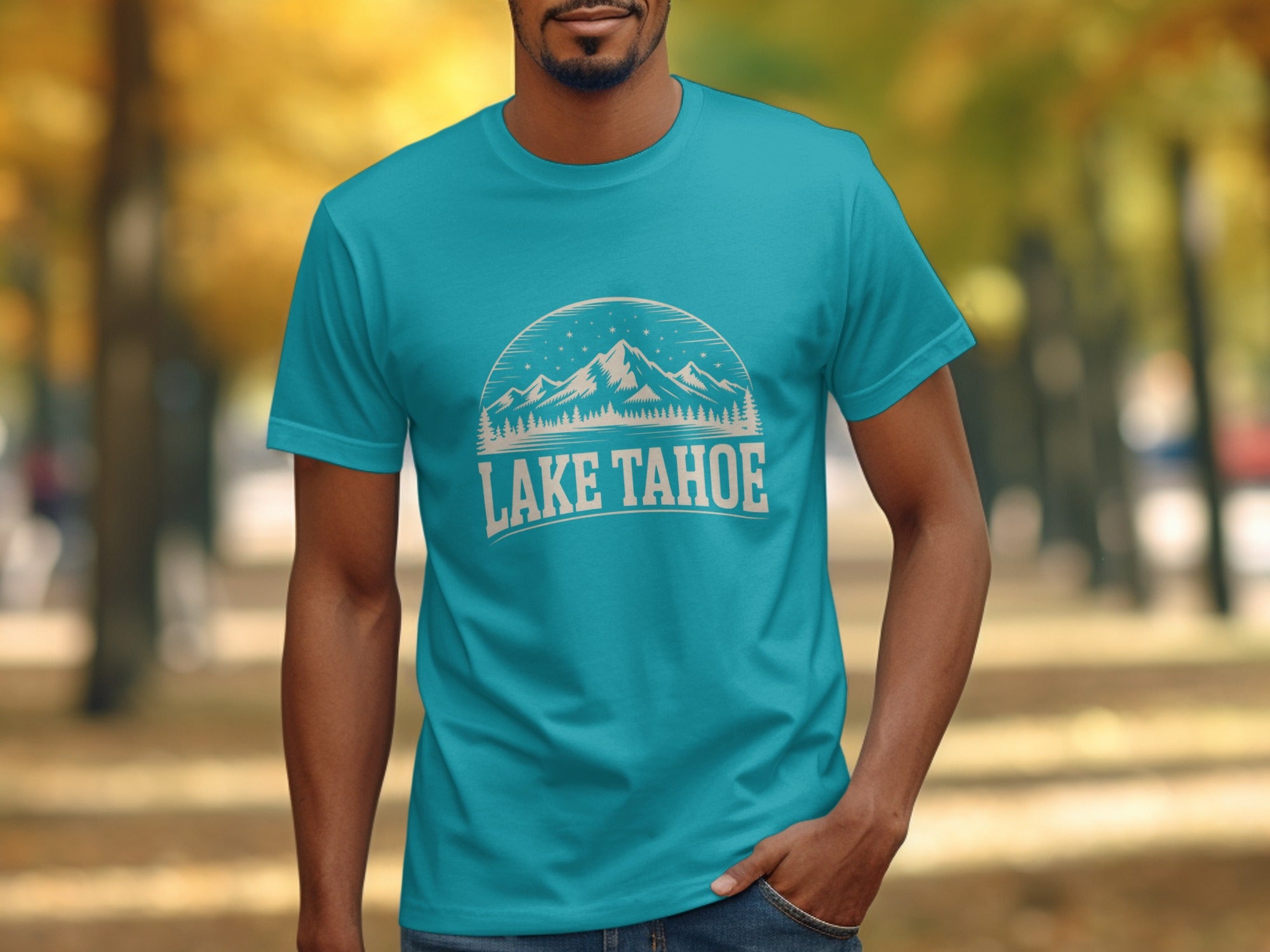 Lake Tahoe Scenic Mountains Graphic T-Shirt product