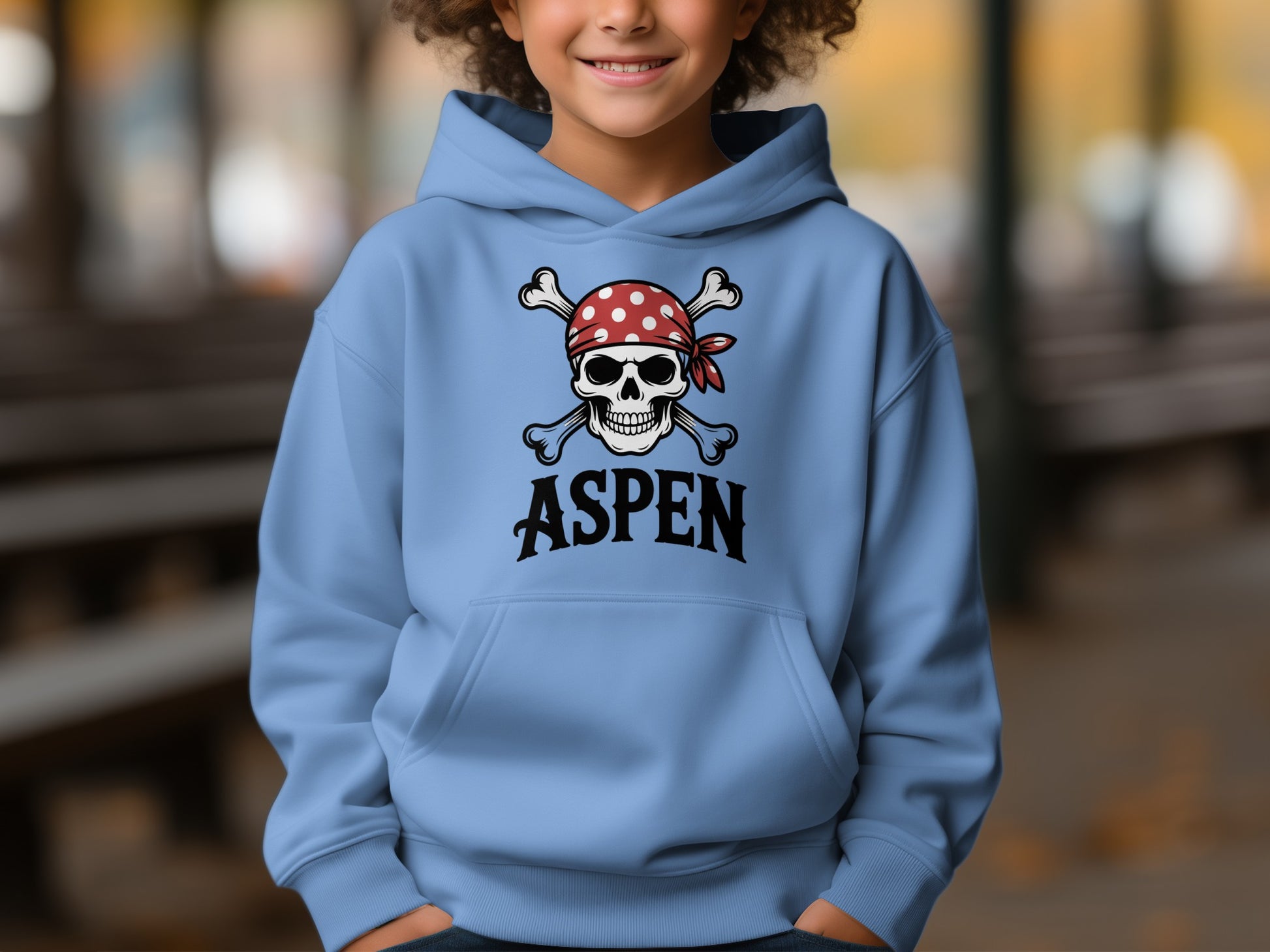Aspen Pirate Skull and Crossbones Hoodie product