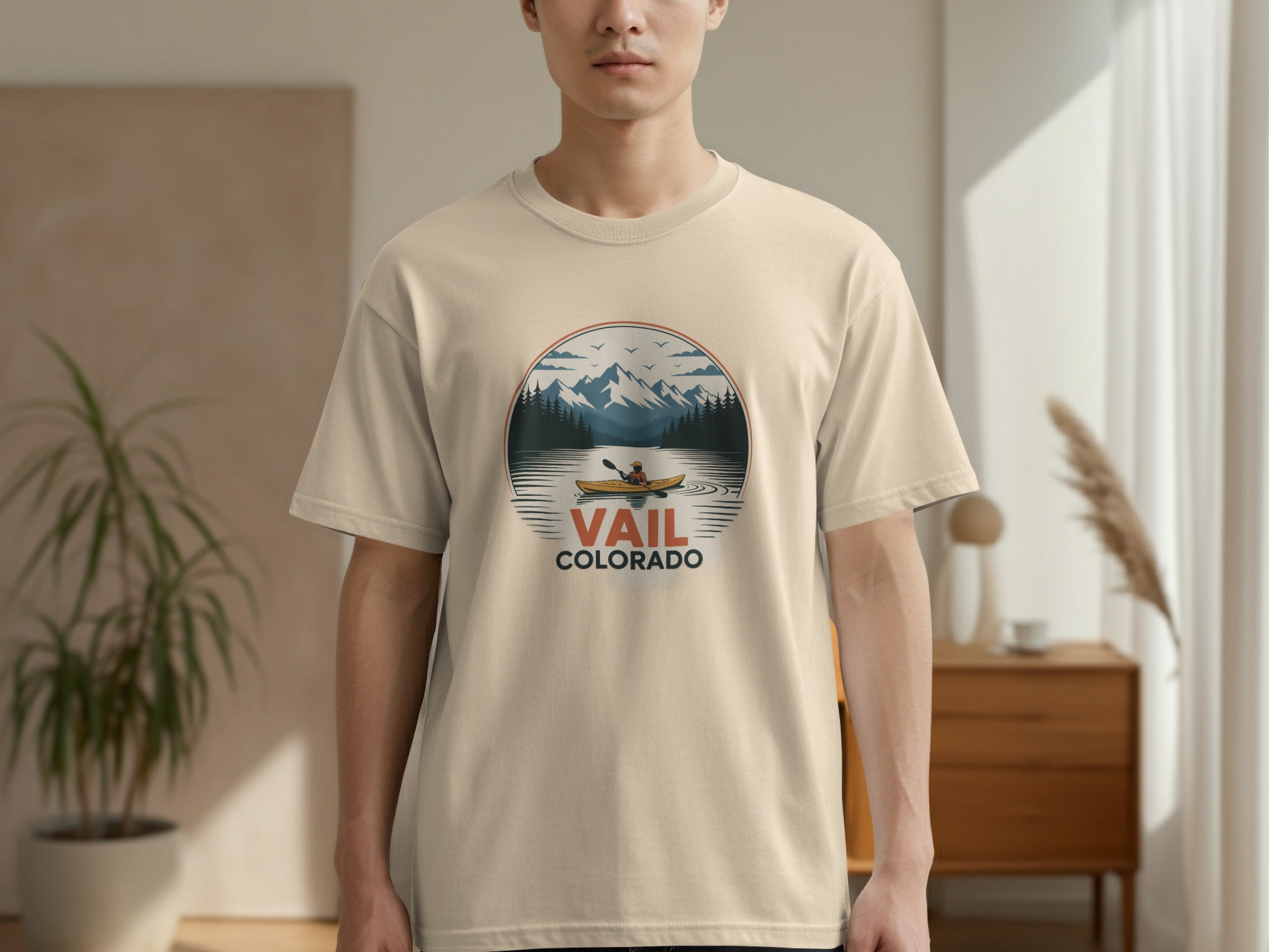 Vail Colorado Graphic Tee with Mountain Design product
