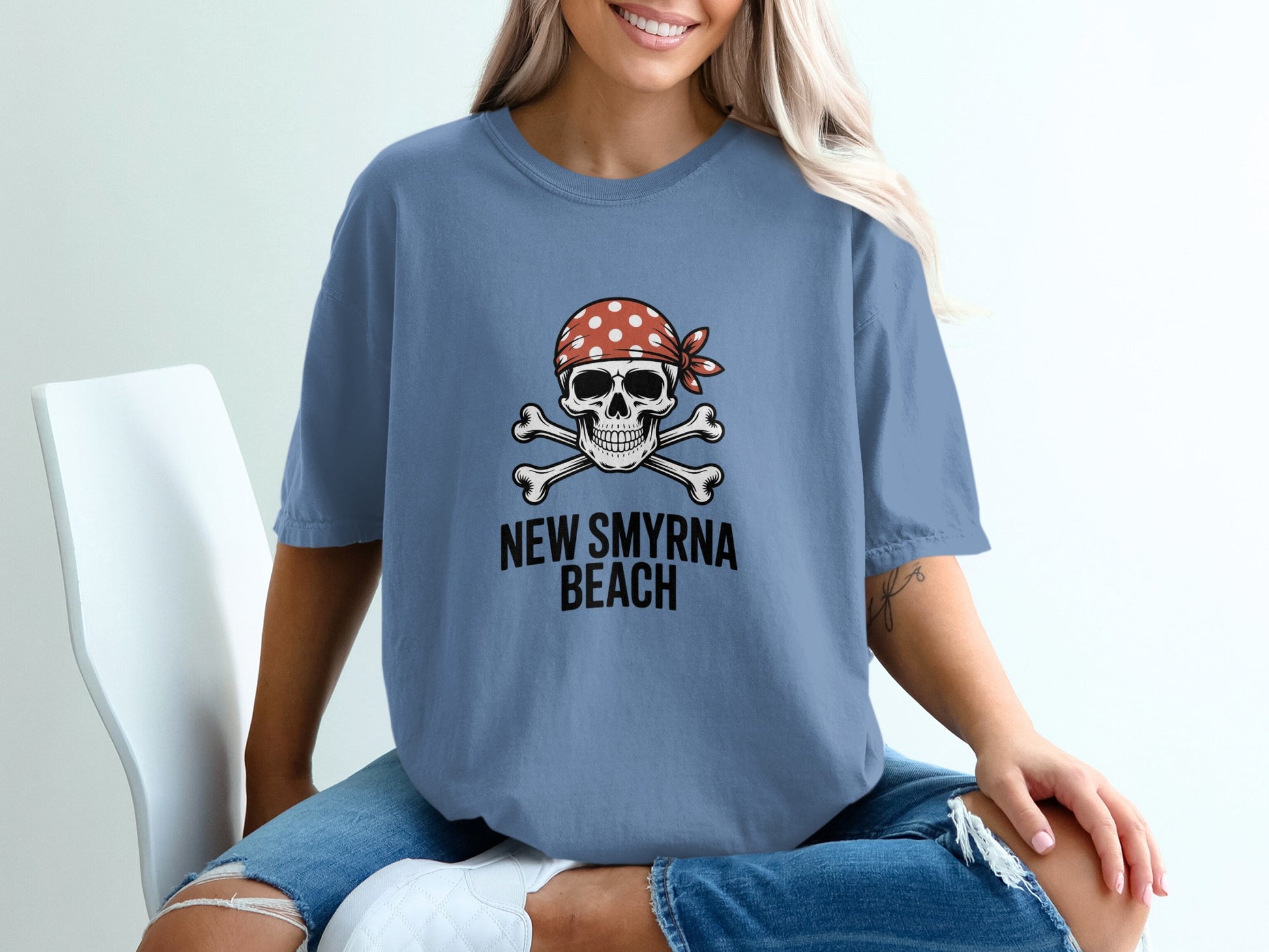 New Smyrna Beach Skull Shirt for Trendy Fashion product