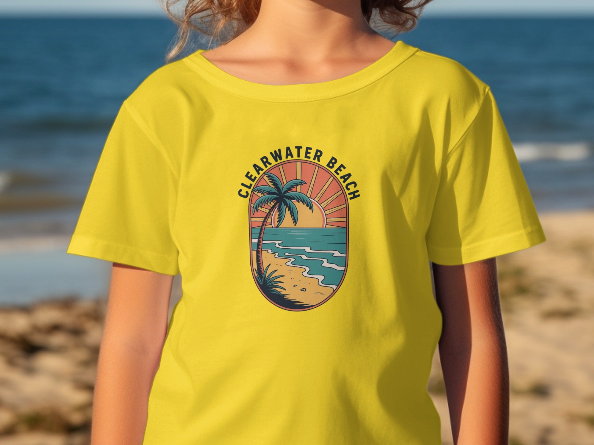 Clearwater Beach Sunset Design T-Shirt product type