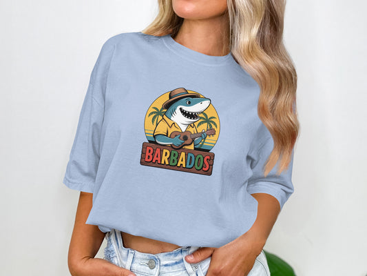 Barbados Shark Guitar Graphic Tee product