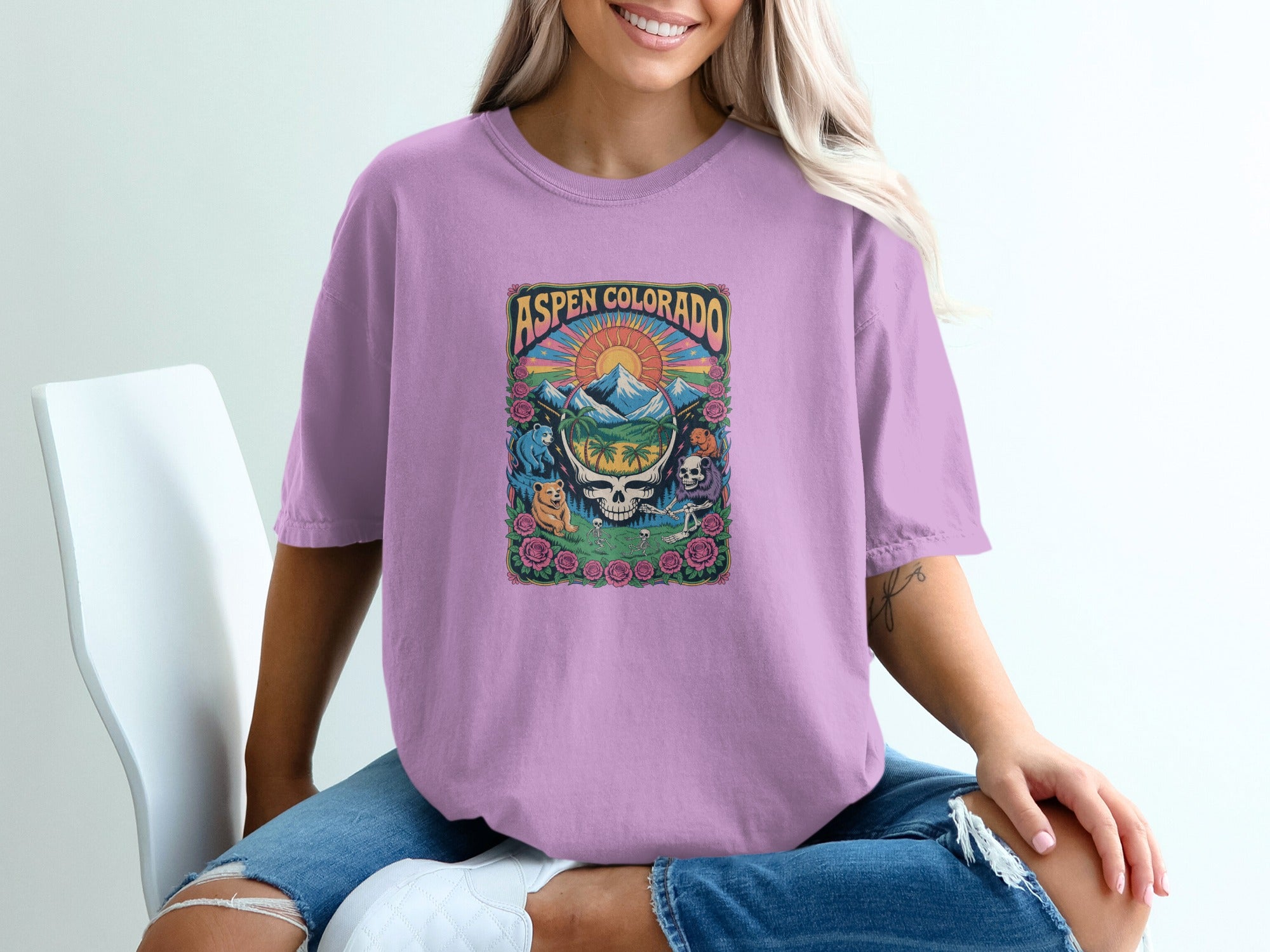 Aspen Colorado Graphic Print T-shirt Casual product type