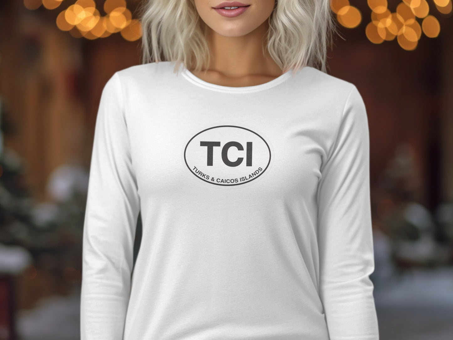 Turks and Caicos Conch Festival, Maskanoo Parade, Grace Bay Beach, Chalk Sound National Park, Womens Long Sleeve T-Shirt