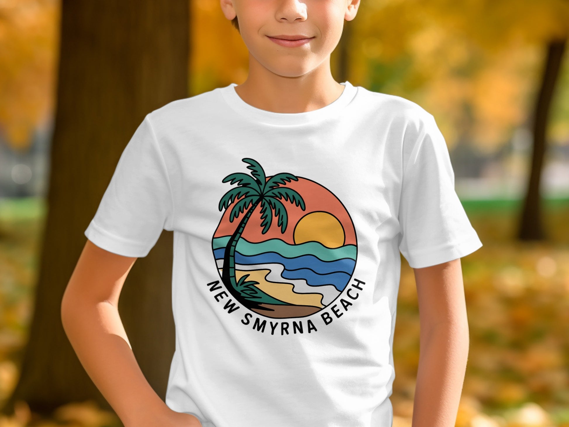 New Smyrna Beach Graphic Print T-shirt product type