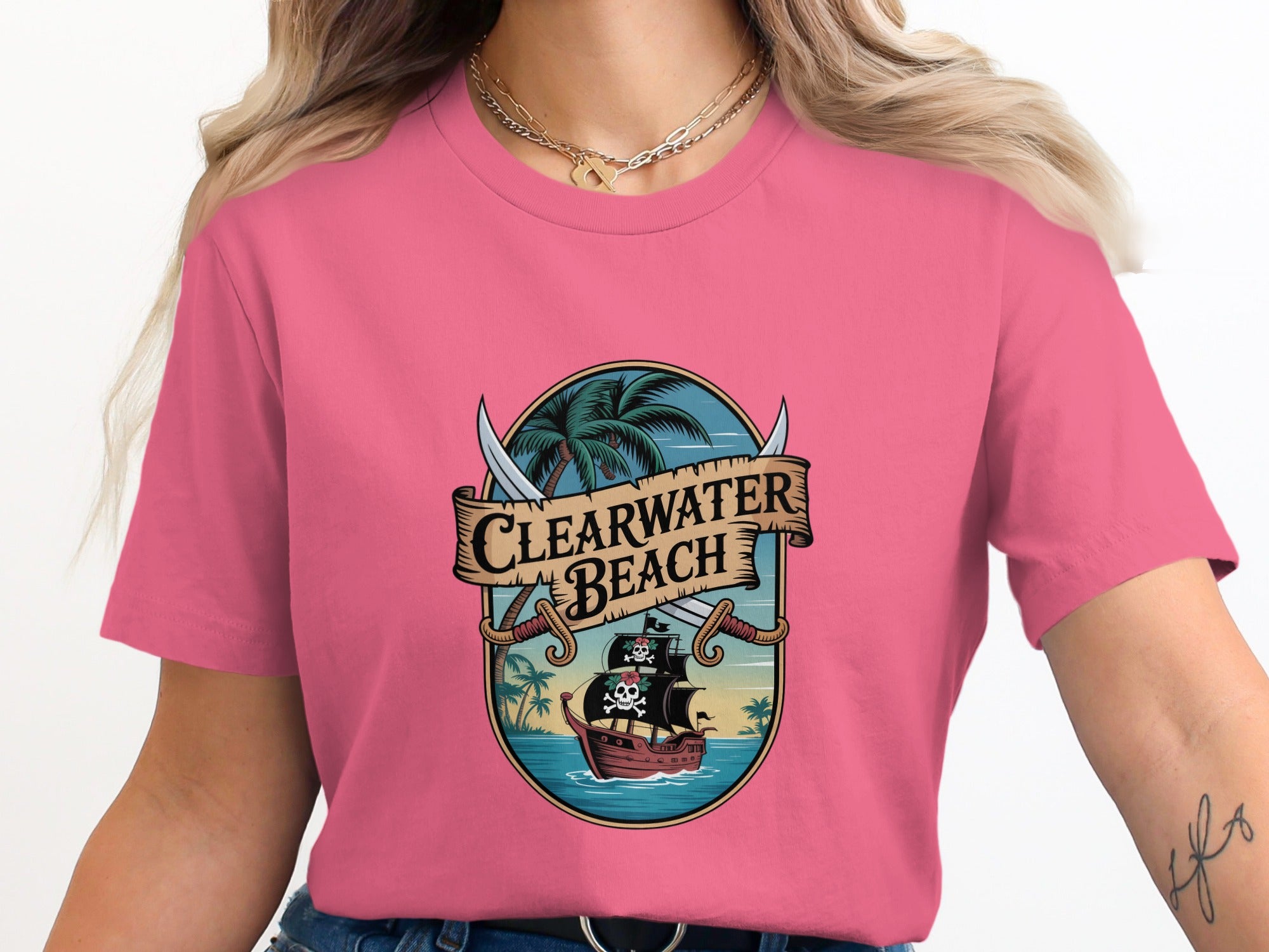 Clearwater Beach Pirate Ship Graphic T-Shirt product