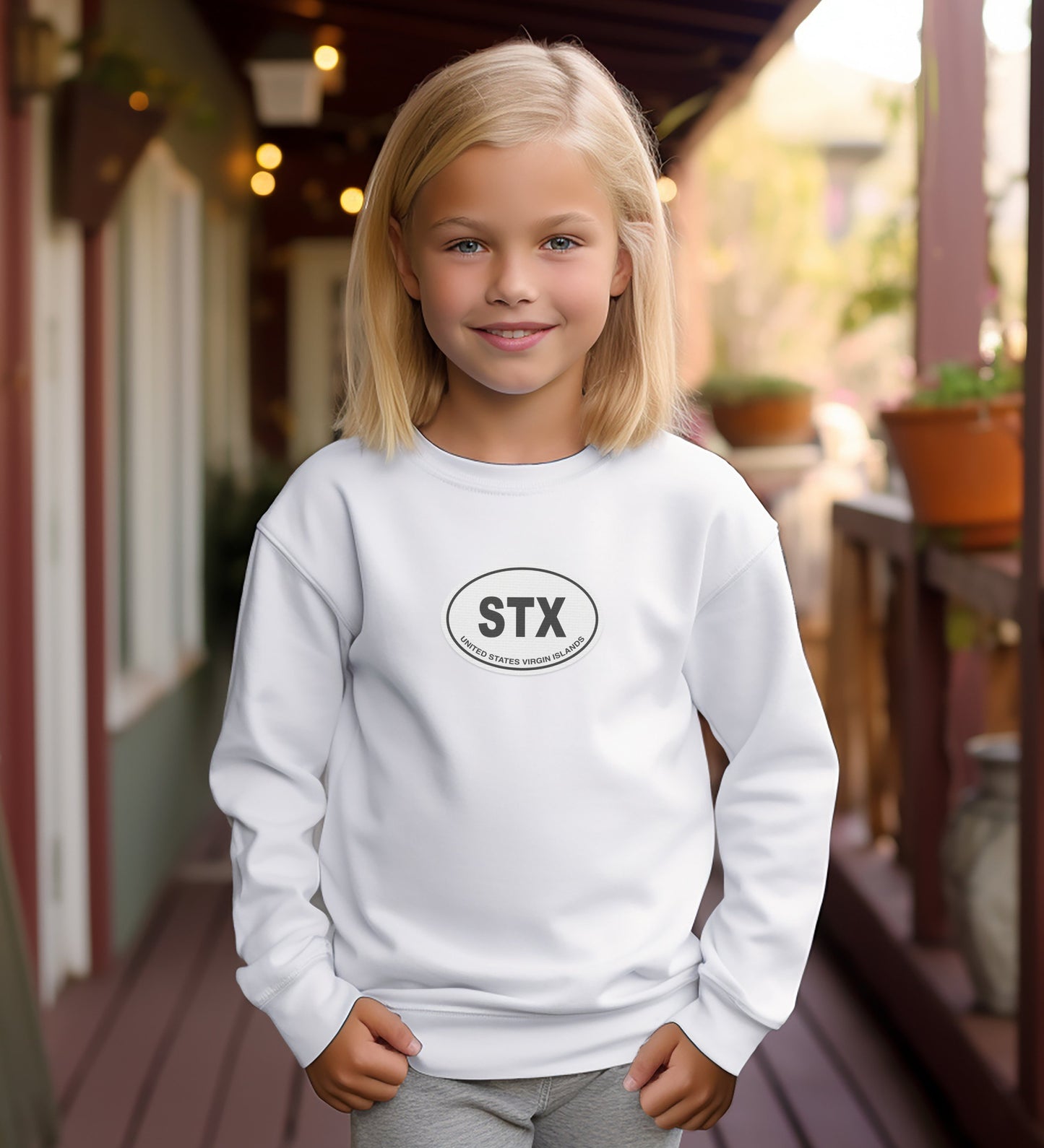 Stylish and Comfortable White STX Sweater product