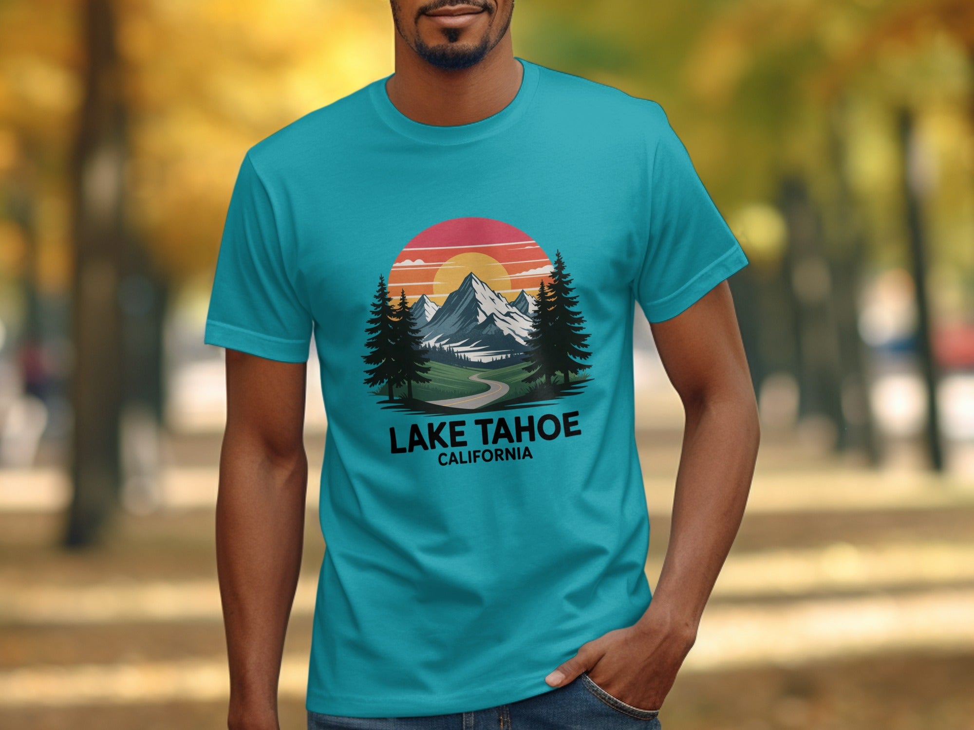 Lake Tahoe California Graphic Tee Shirt product type