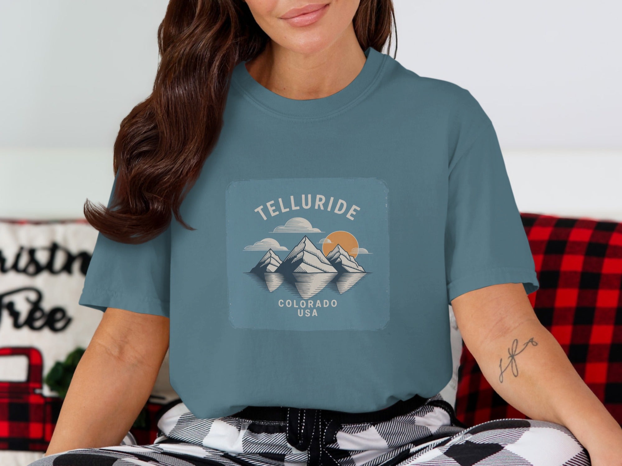 Telluride Colorado USA Mountains Graphic T Shirt product