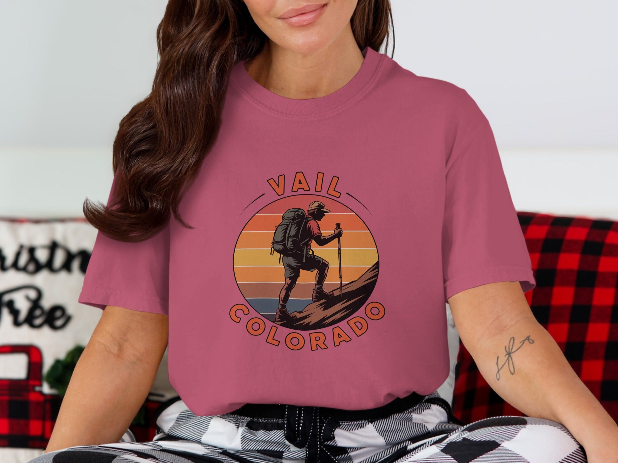 Vail Colorado Hiking Graphic Printed T-Shirt product