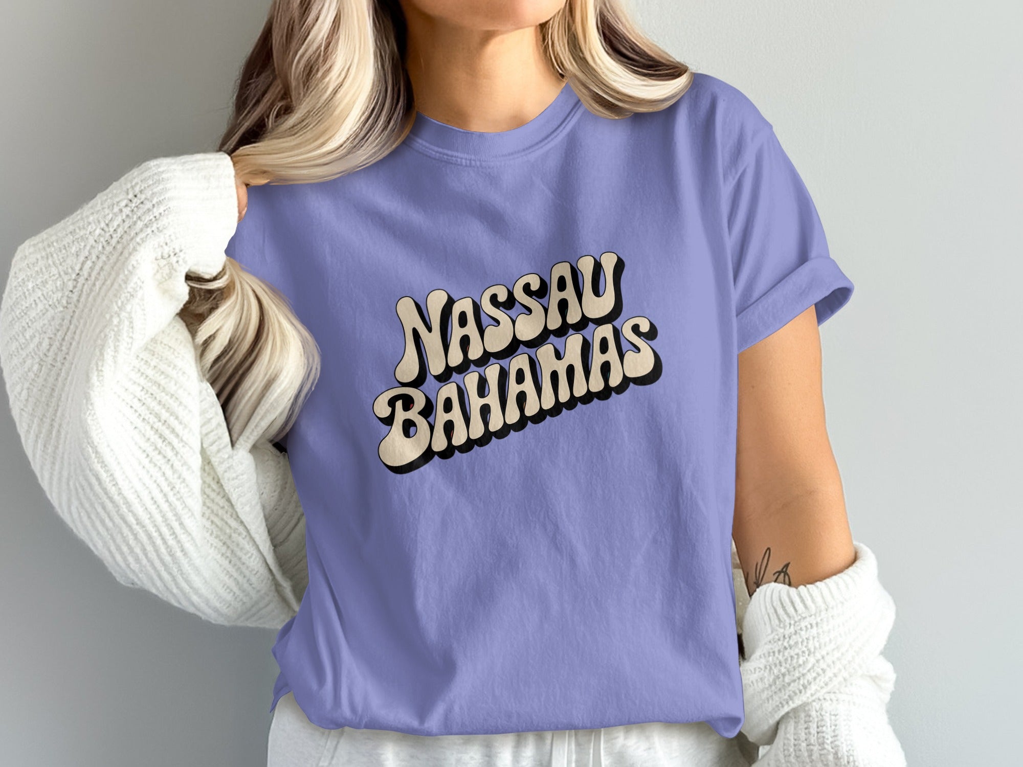Nassau Bahamas Graphic Print Shirt product