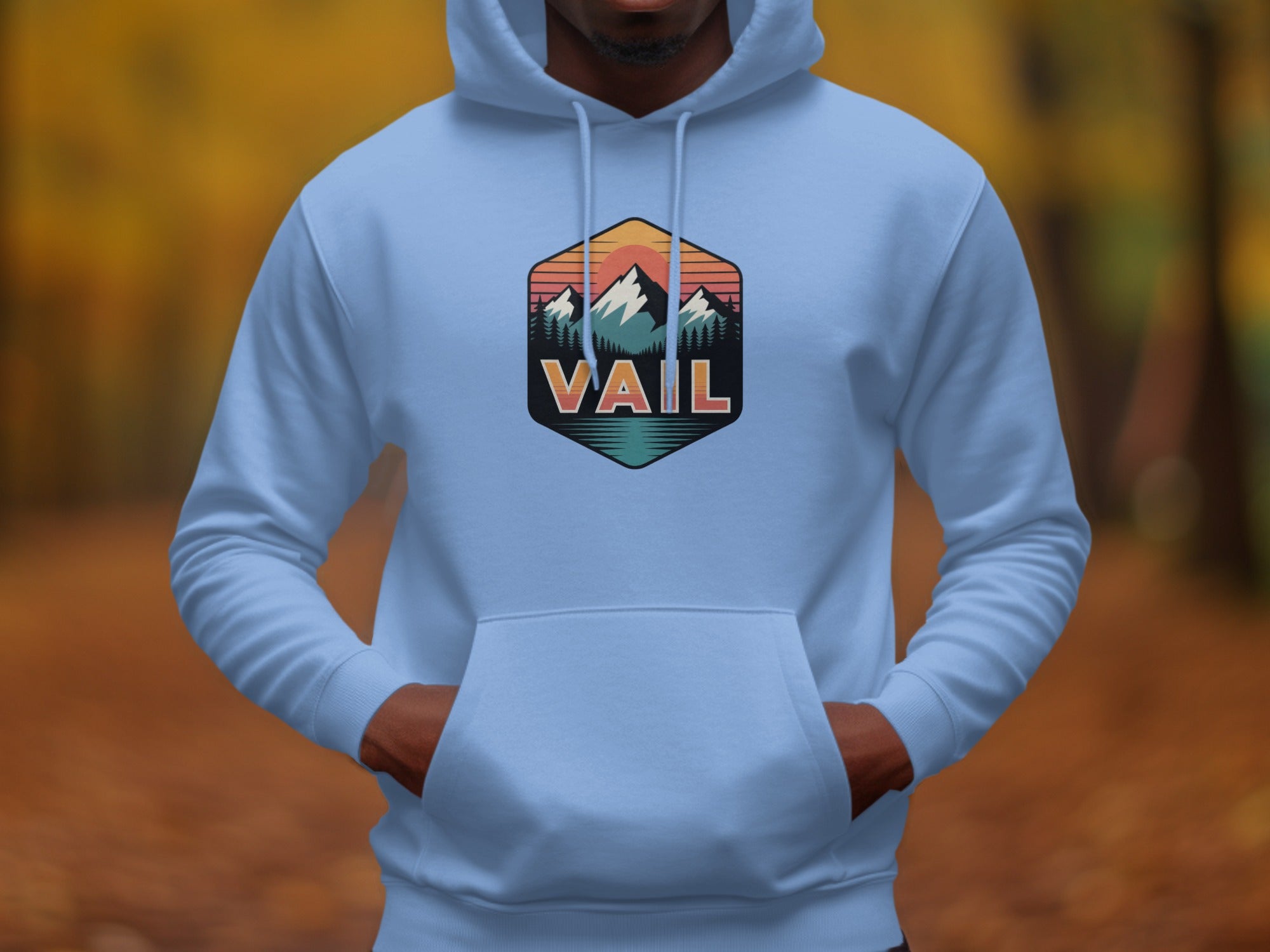 Vail Mountain Sunset Graphic Hoodie product