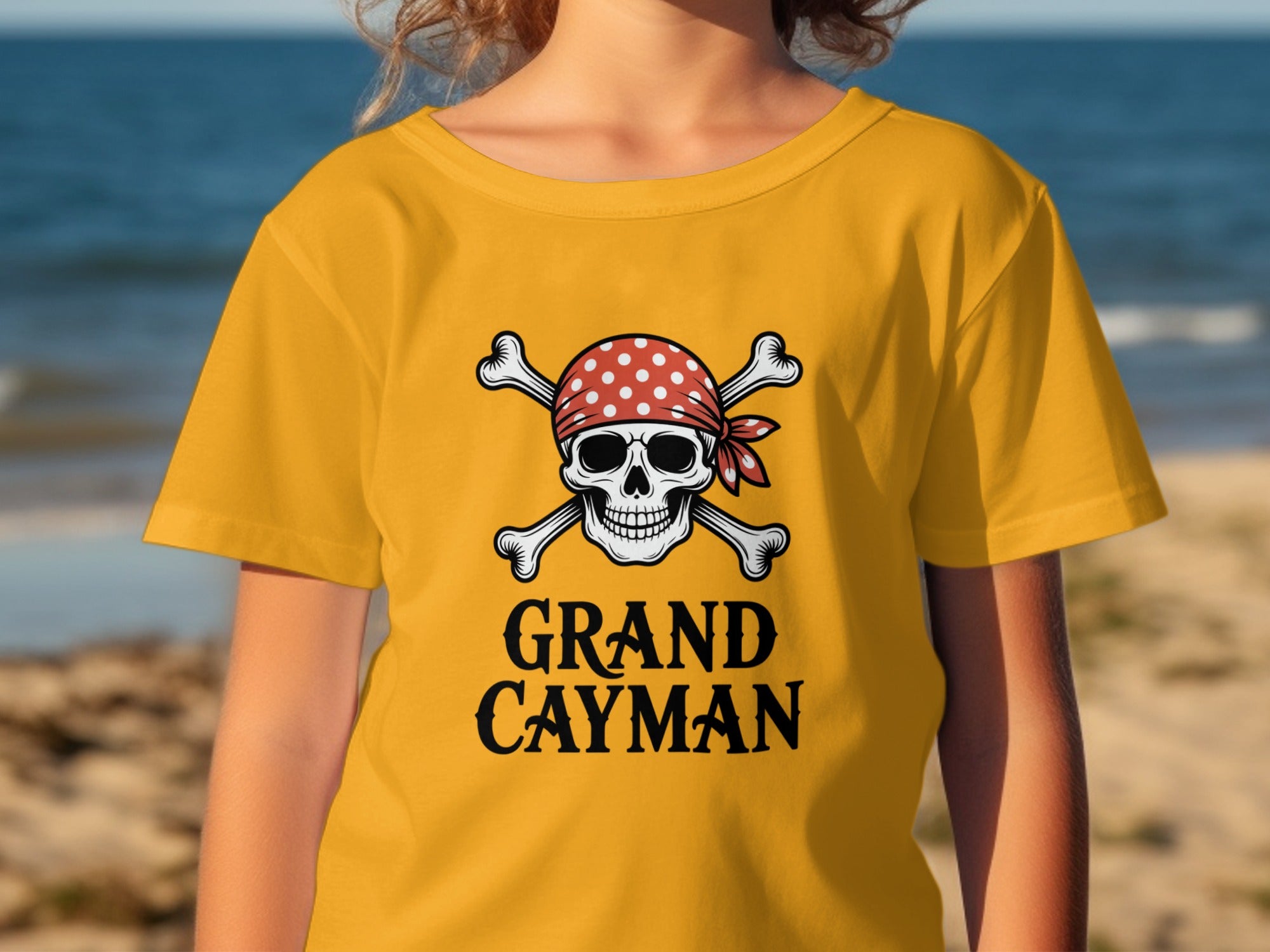 Grand Cayman Pirate Skull Graphic T-shirt product