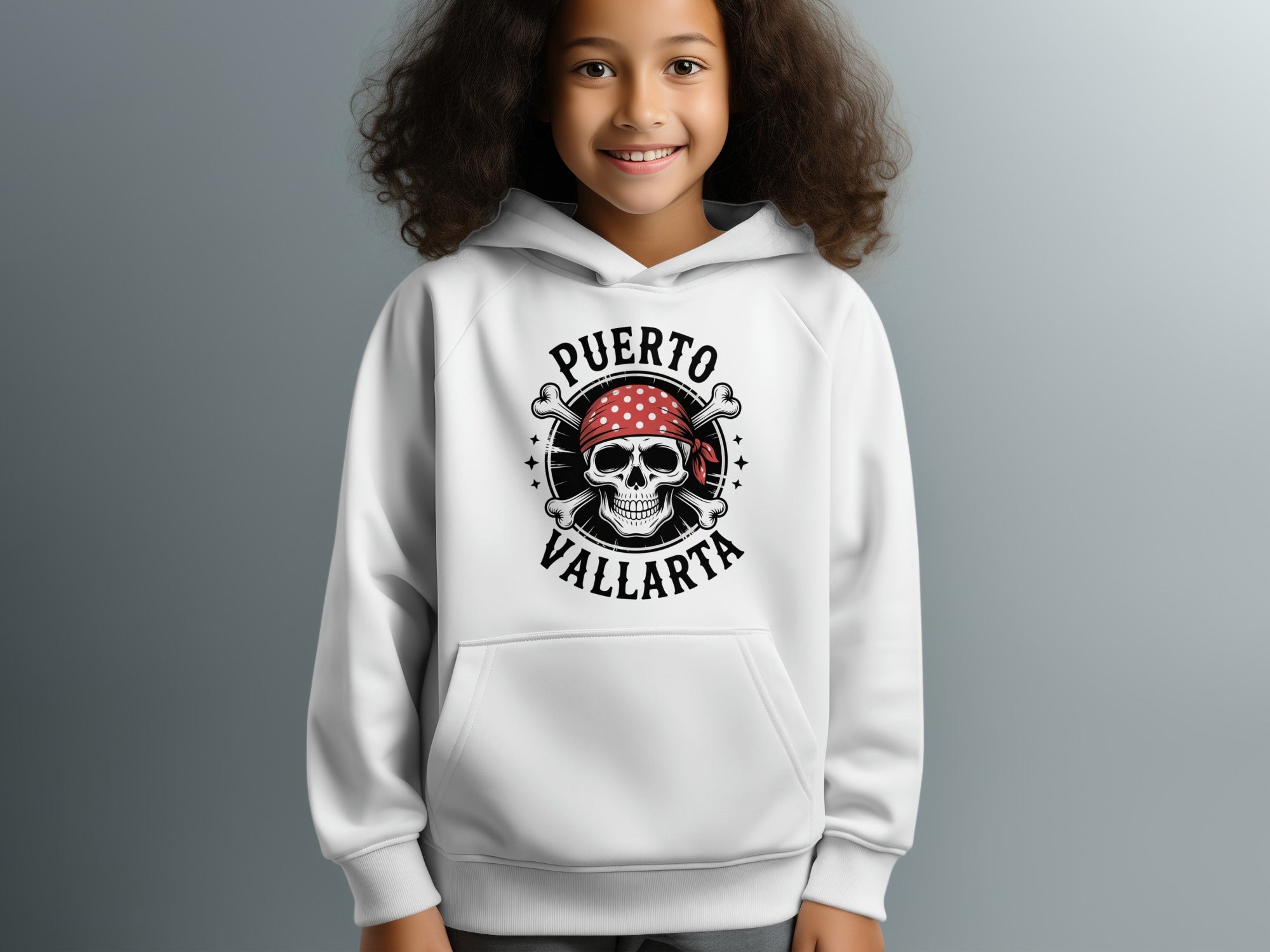 Puerto Vallarta Skull Graphic Hoodie product