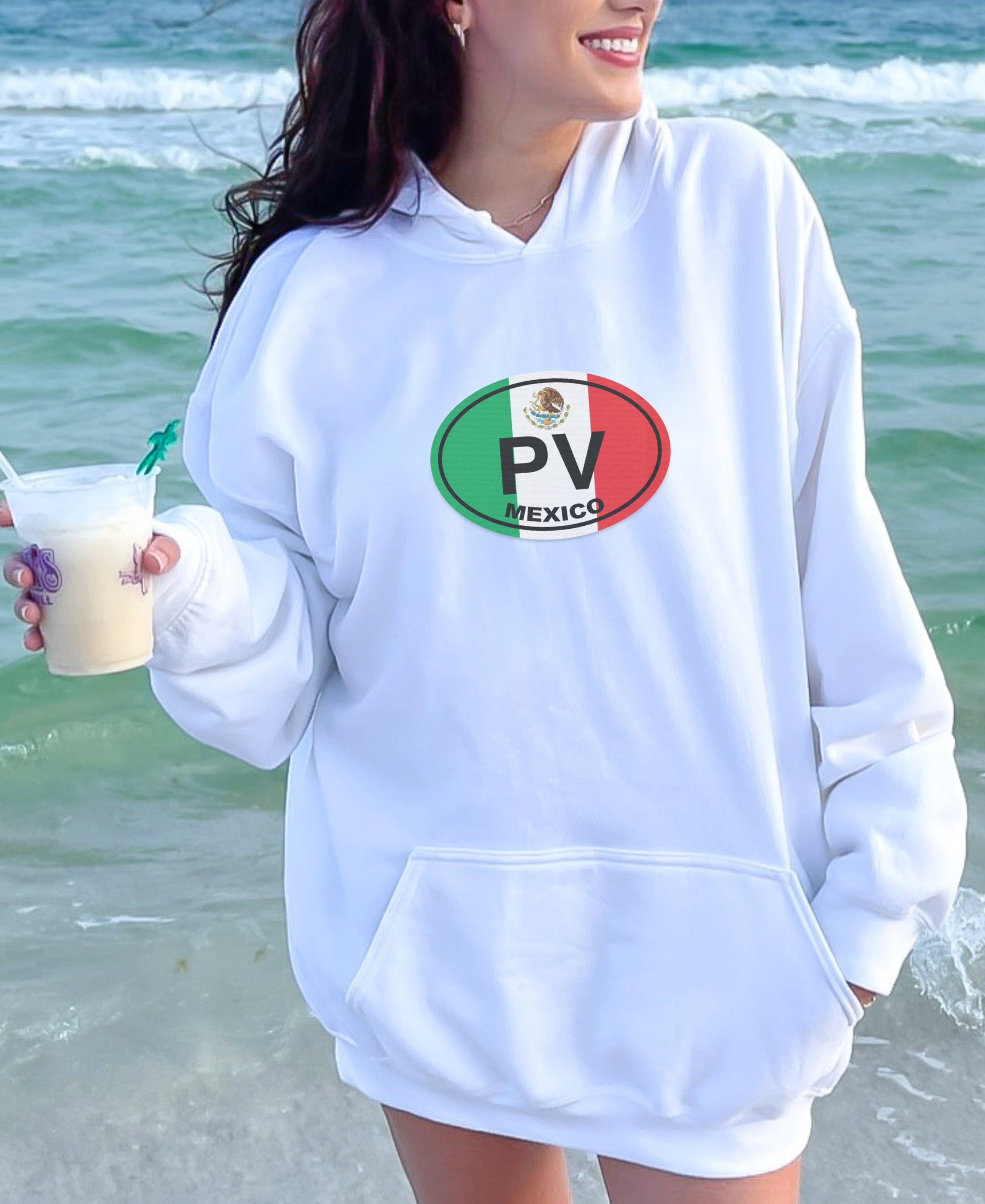 Puerto Vallarta Bay Views & Fest Style Womens Hoodie