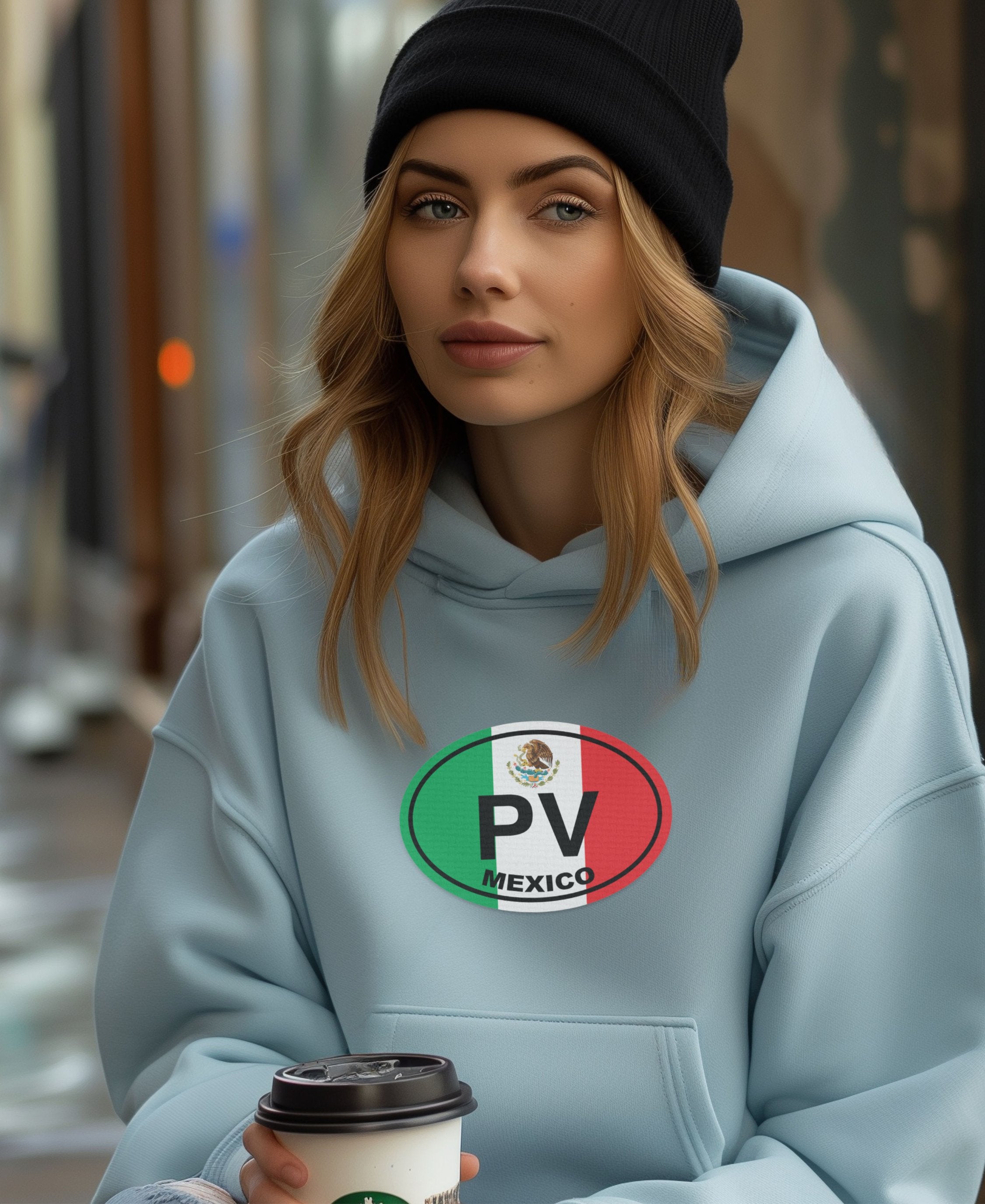 Puerto Vallarta Bay Views & Fest Style Womens Hoodie