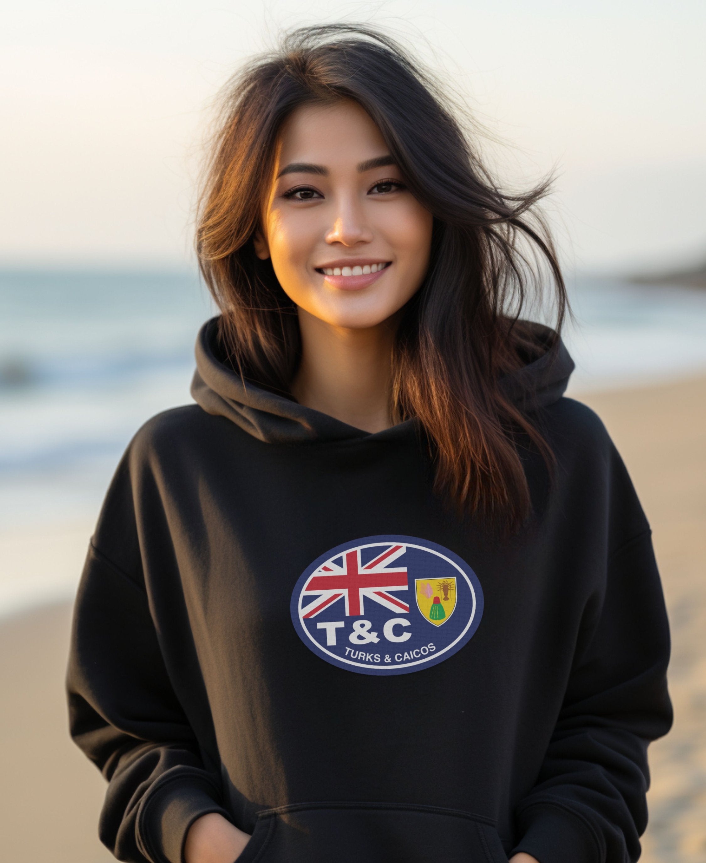 Turks & Caicos White Sand & Island Life Womens Hoodie