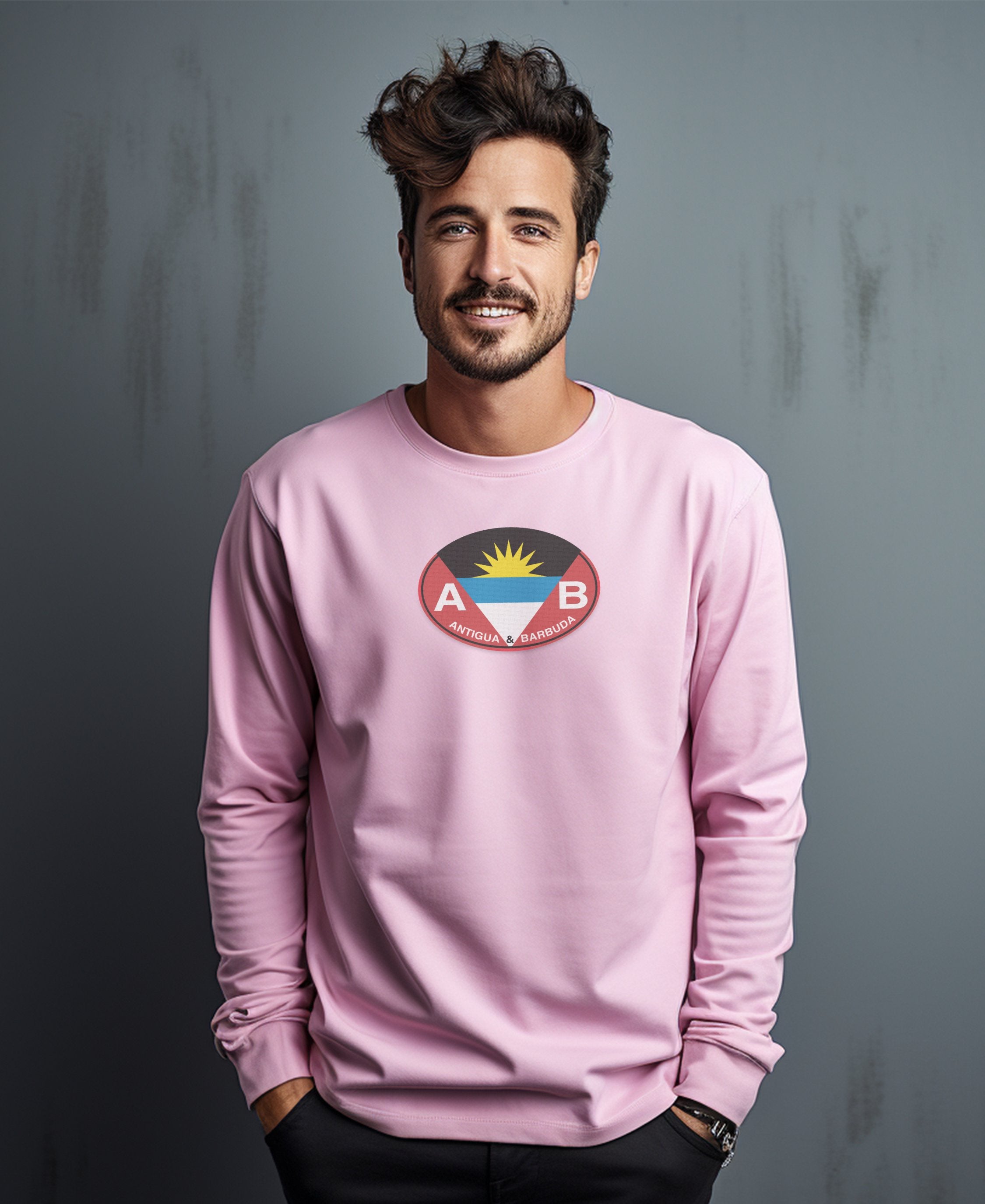 Antigua and Barbuda Sailing Week and Beach Escape Mens Long Sleeve T Shirt