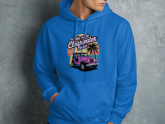 Take Me To Clearwater Beach Graphic Hoodie product