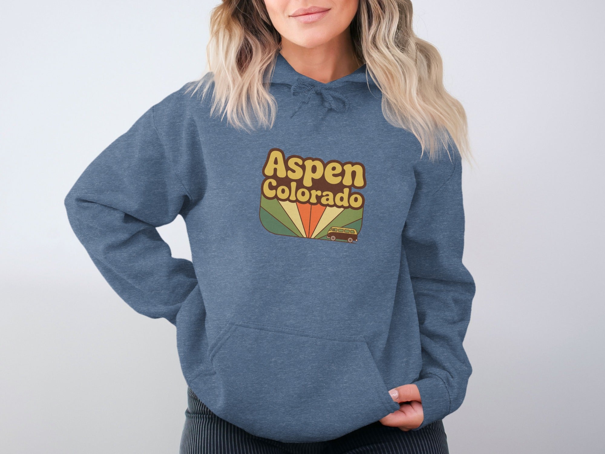 Aspen Colorado Graphic Print Pullover Hoodies product