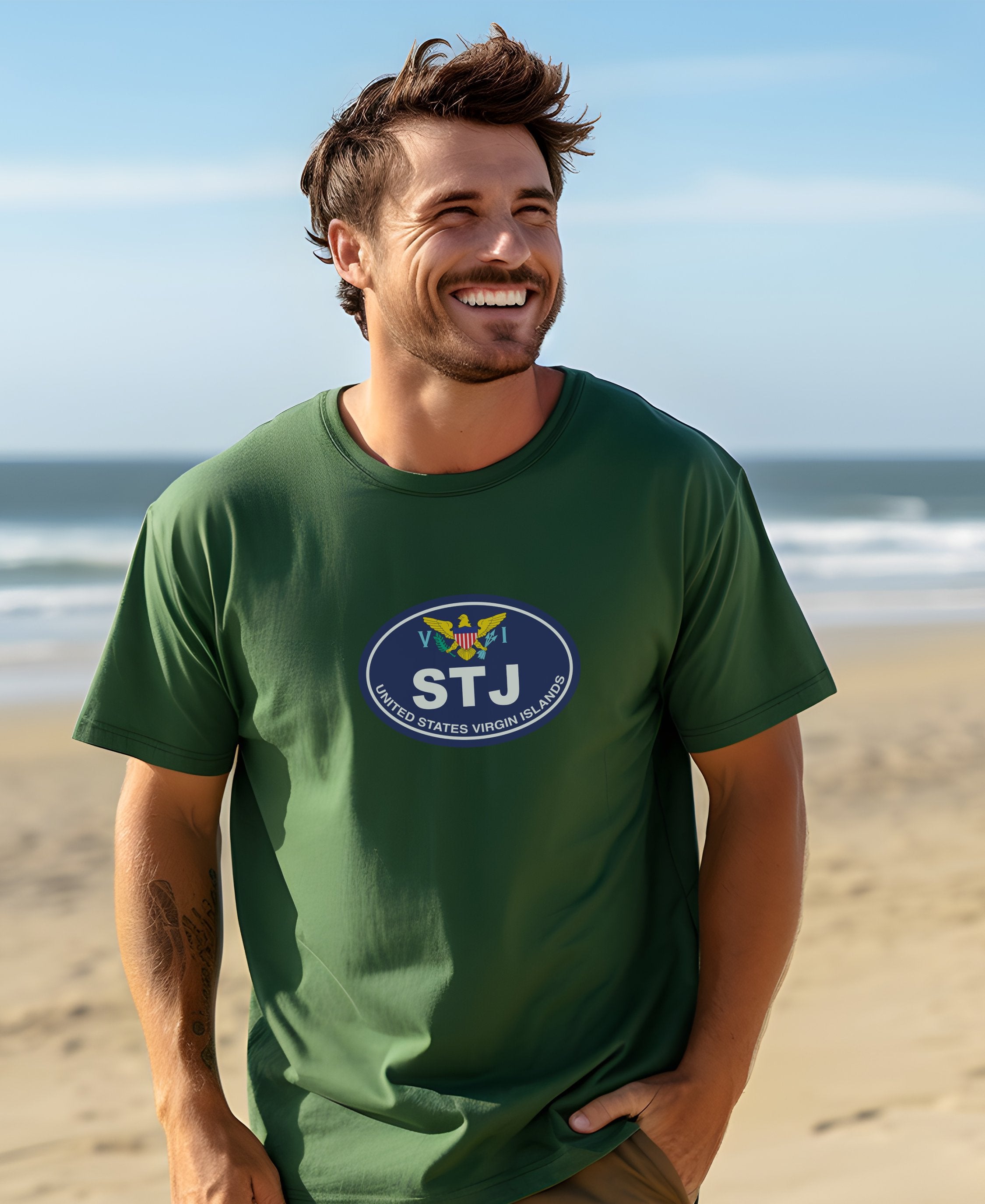 St. John Mens T-Shirt – Great for St. John Festival and Carnival Parade