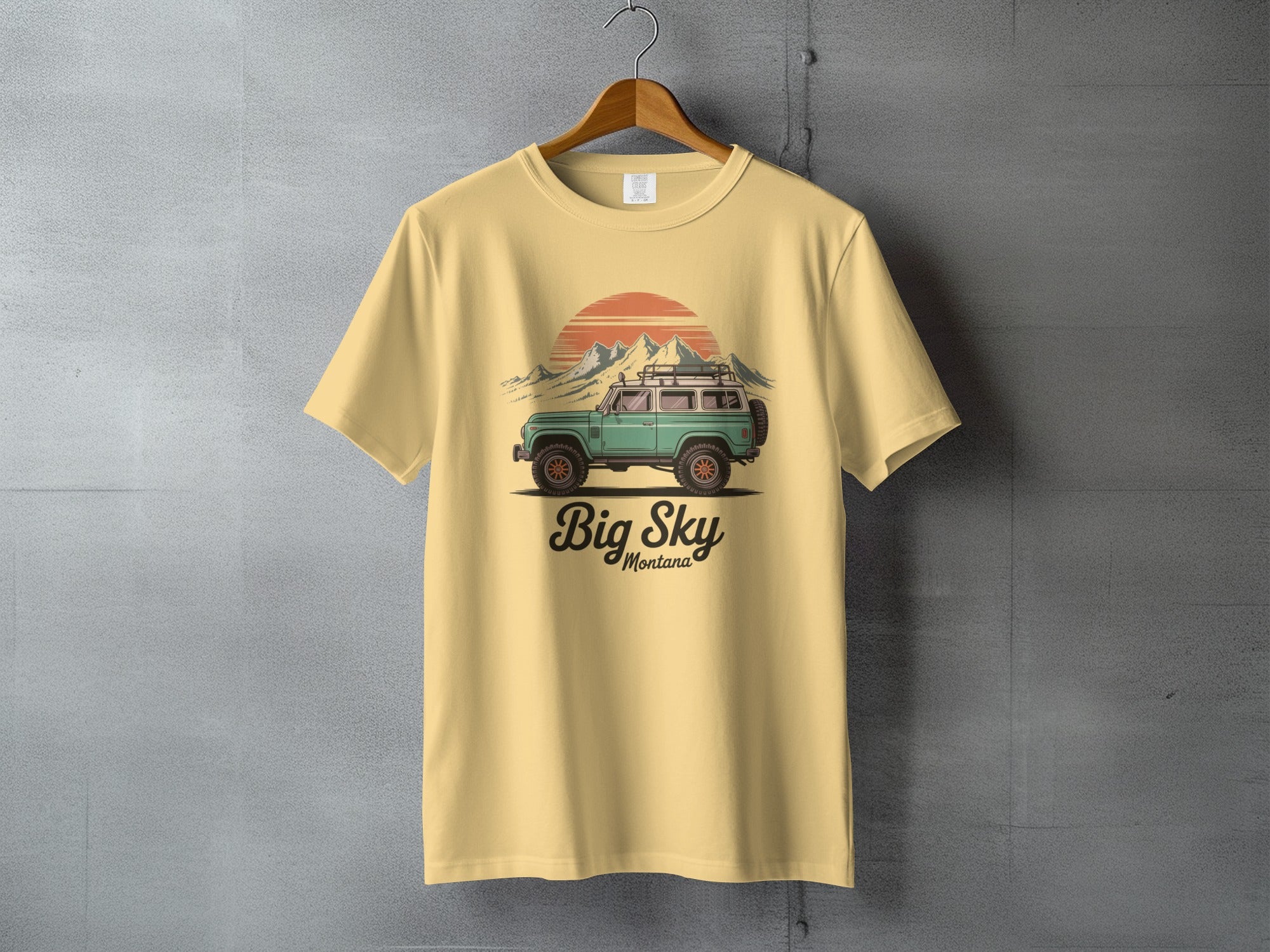 Big Sky Montana Scenic SUV Graphic T-shirt