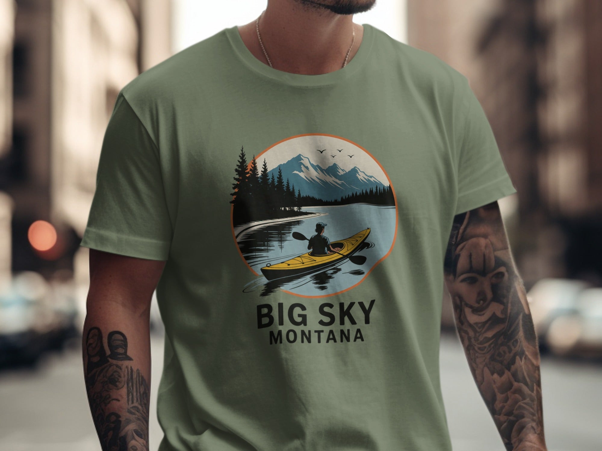 Big Sky Montana Adventure Graphic T-Shirt