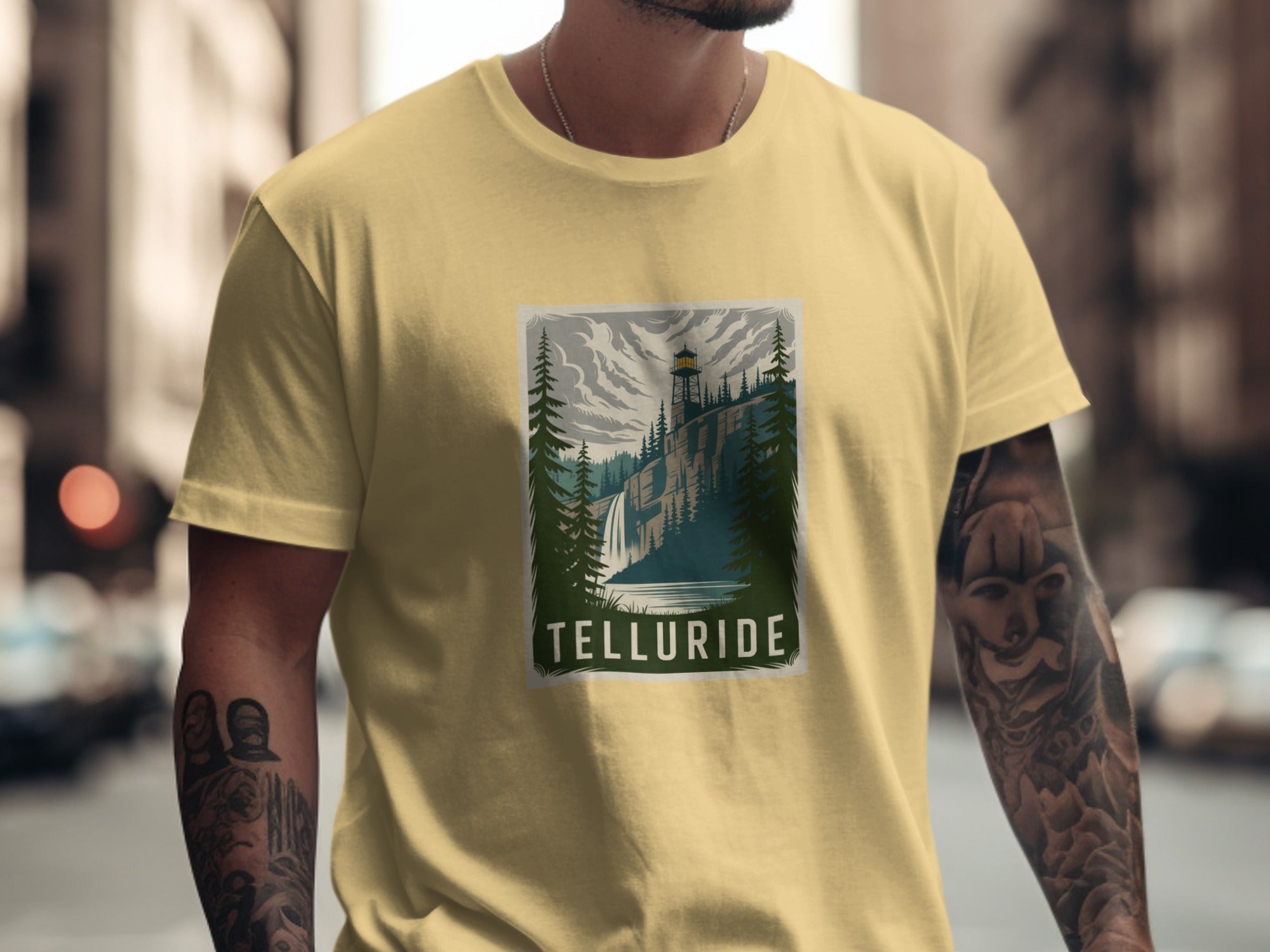 Telluride Scenic Graphic Tee for Outdoor Lovers