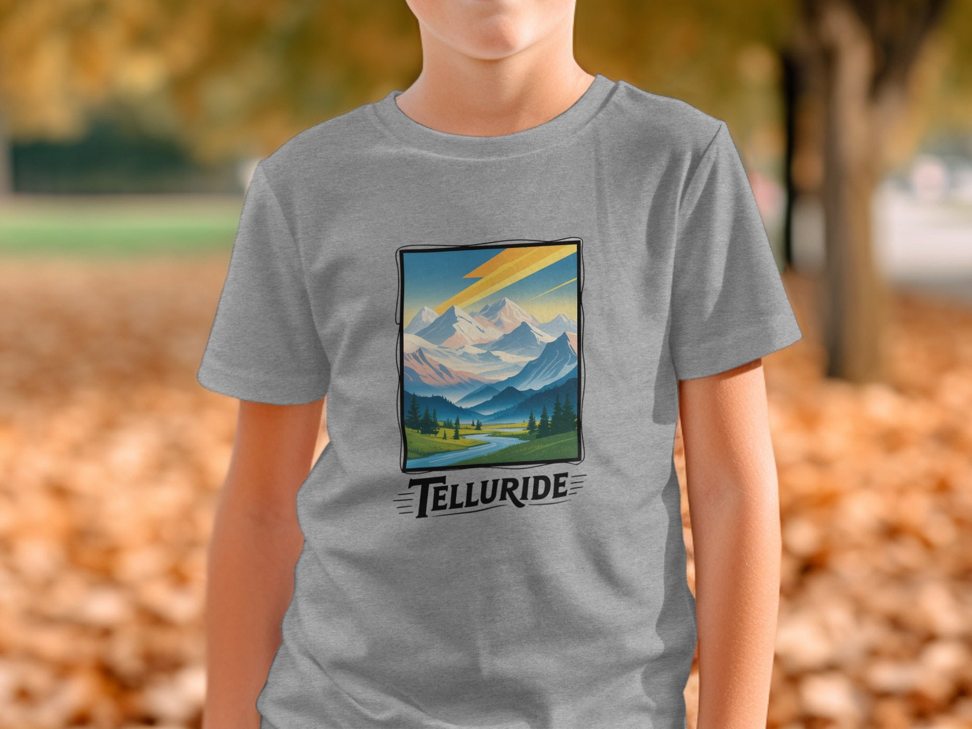 Scenic Telluride Mountain Landscape T-Shirt