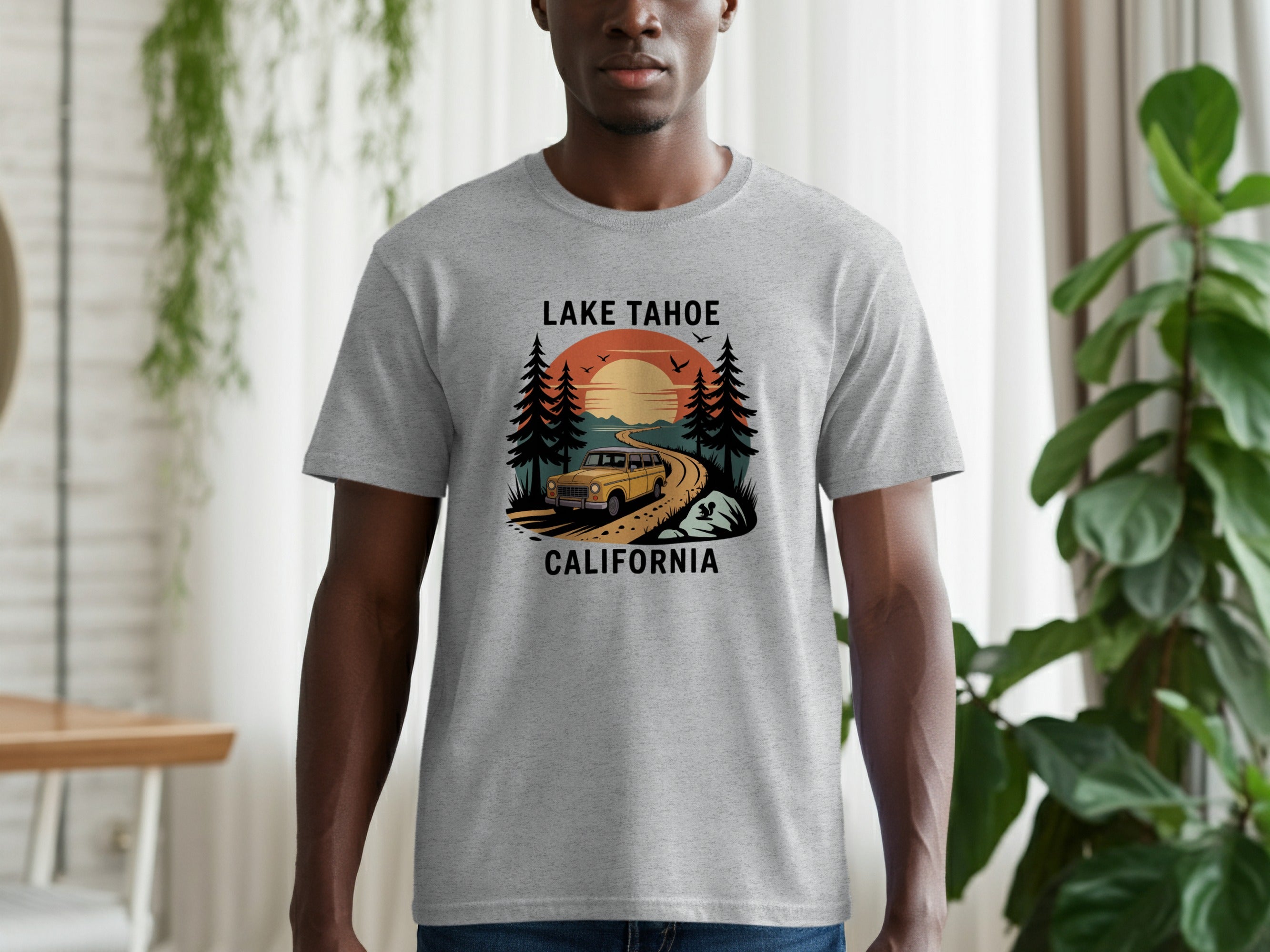 Lake Tahoe California Scenic Graphic T-shirt product