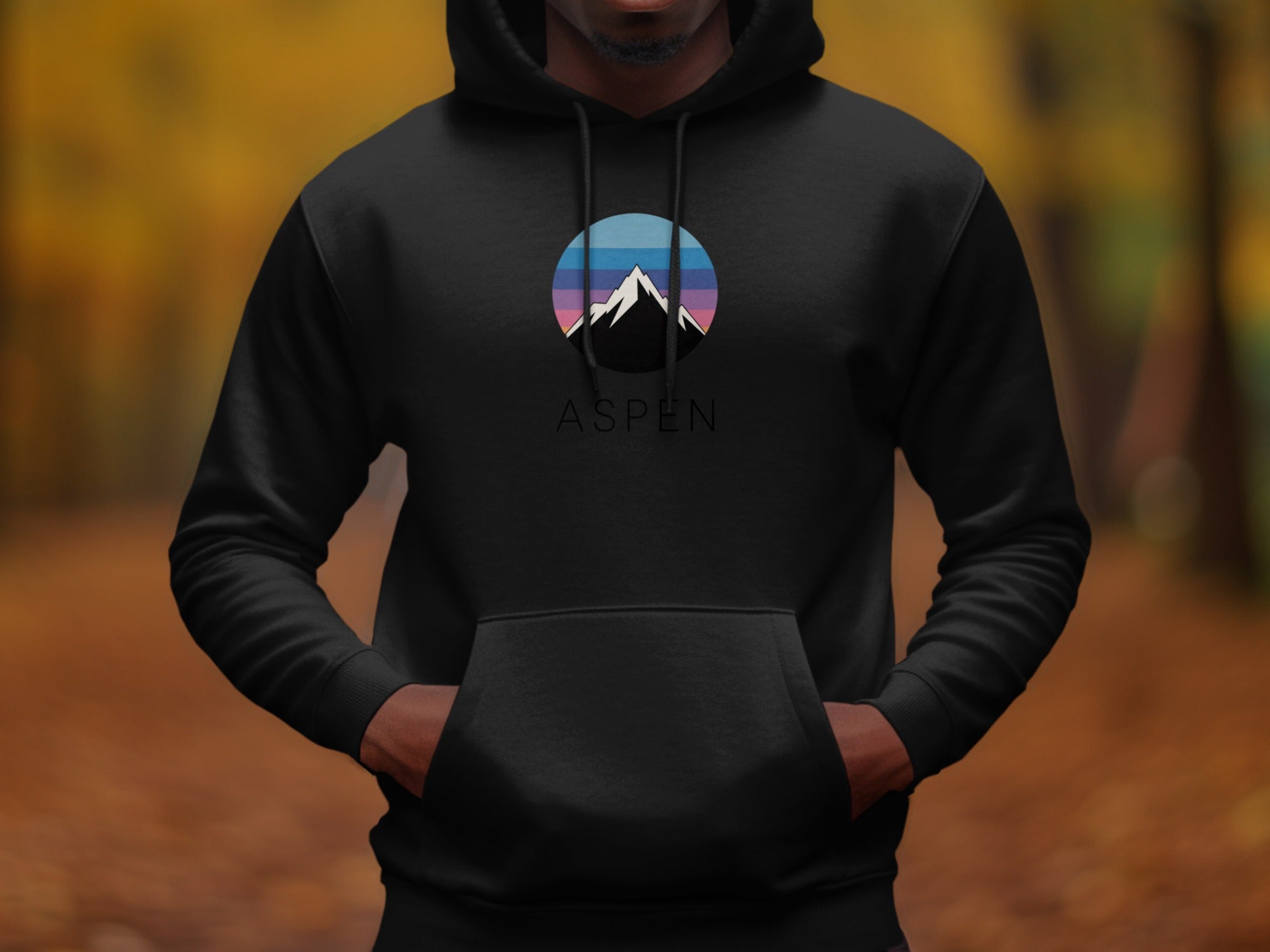 Aspen Mountain Silhouette Hoodie product type