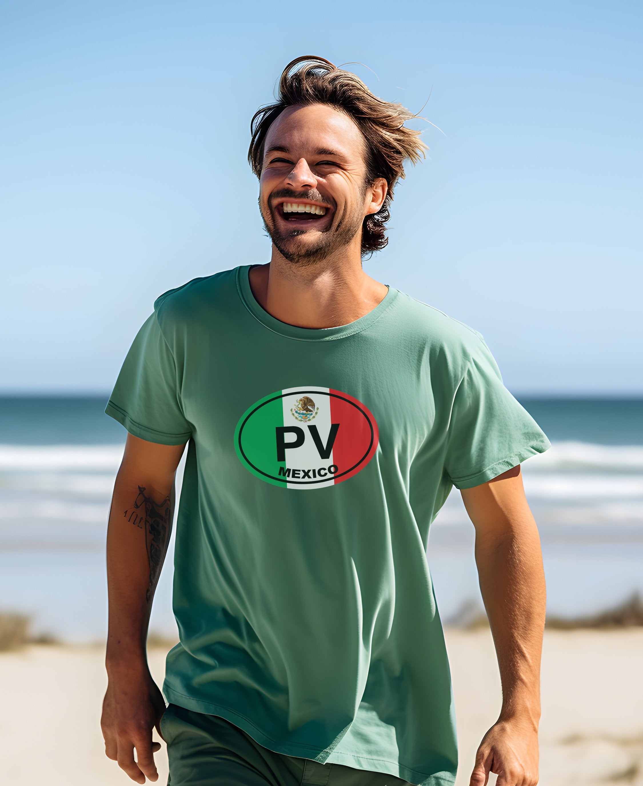 Puerto Vallarta Mens T-Shirt – Rugged Style for International Marlin Tournament